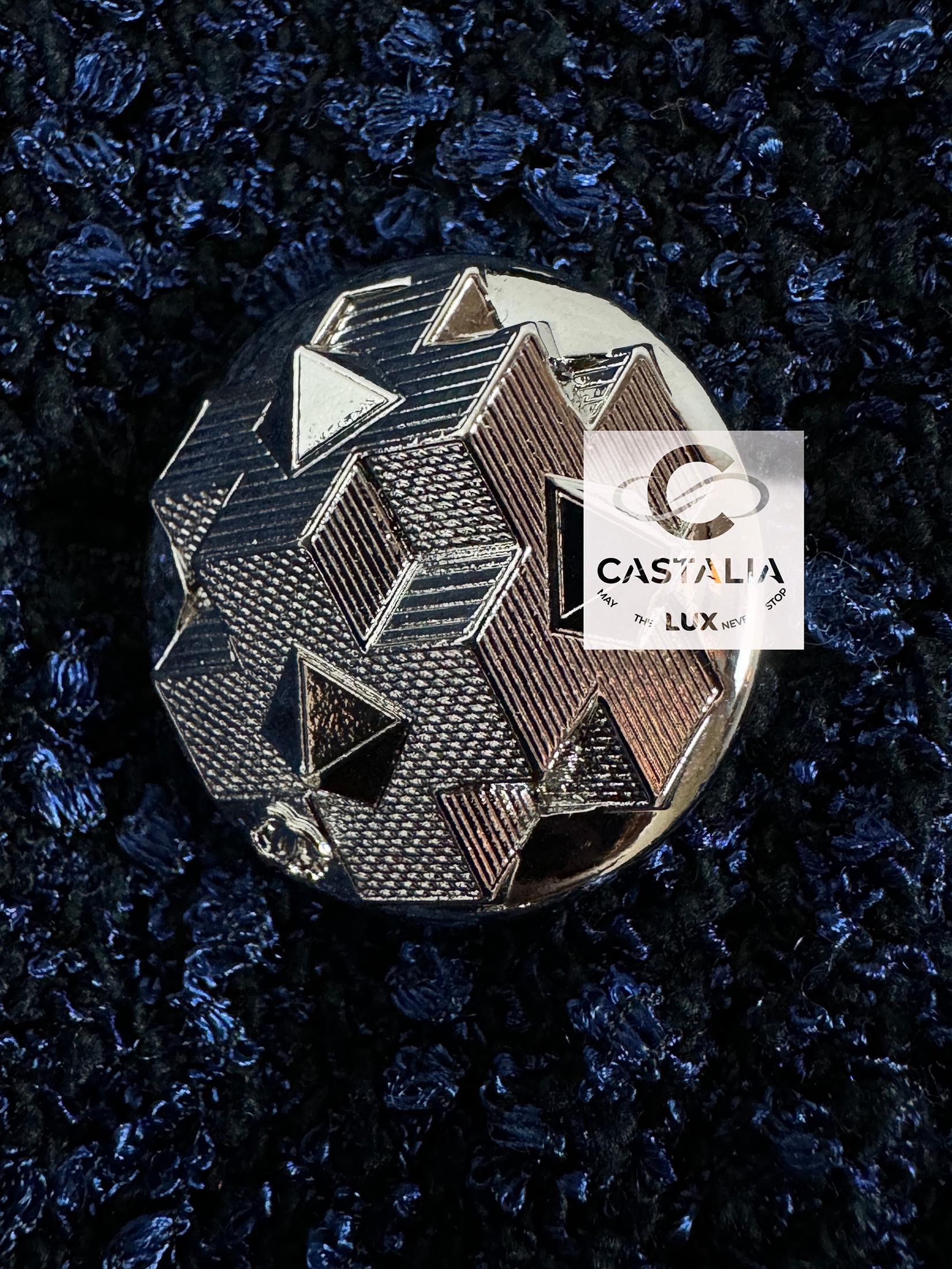 Chanel New CC Buttons Airport Collection Tweed Jacket 7