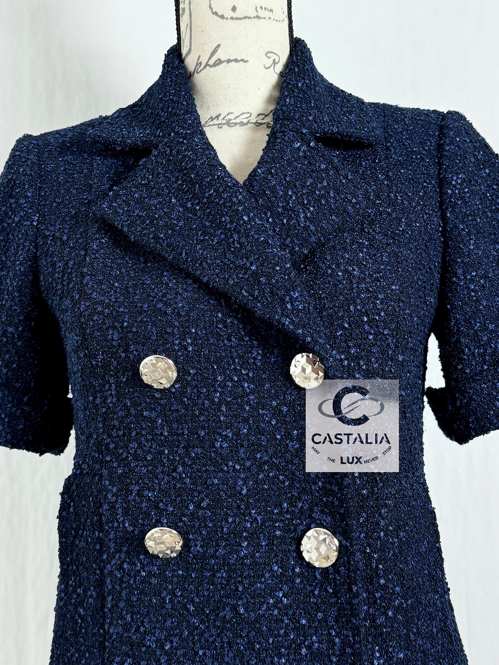 Chanel New CC Buttons Airport Collection Tweed Jacket 8