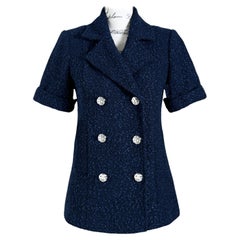 Chanel New CC Buttons Airport Collection Tweed Jacket