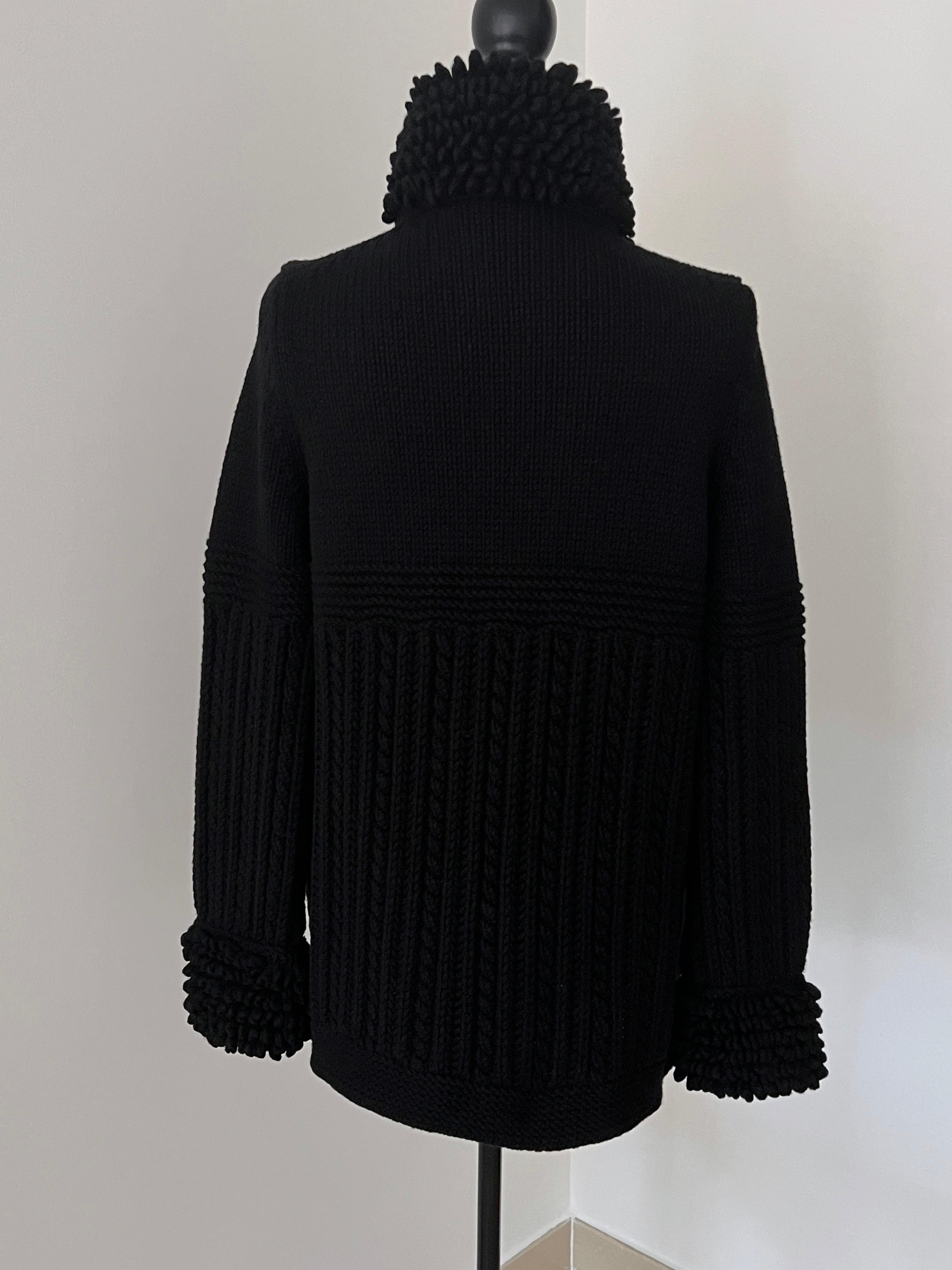 Chanel New CC Buttons Heavyweight Cashmere Jacket 10
