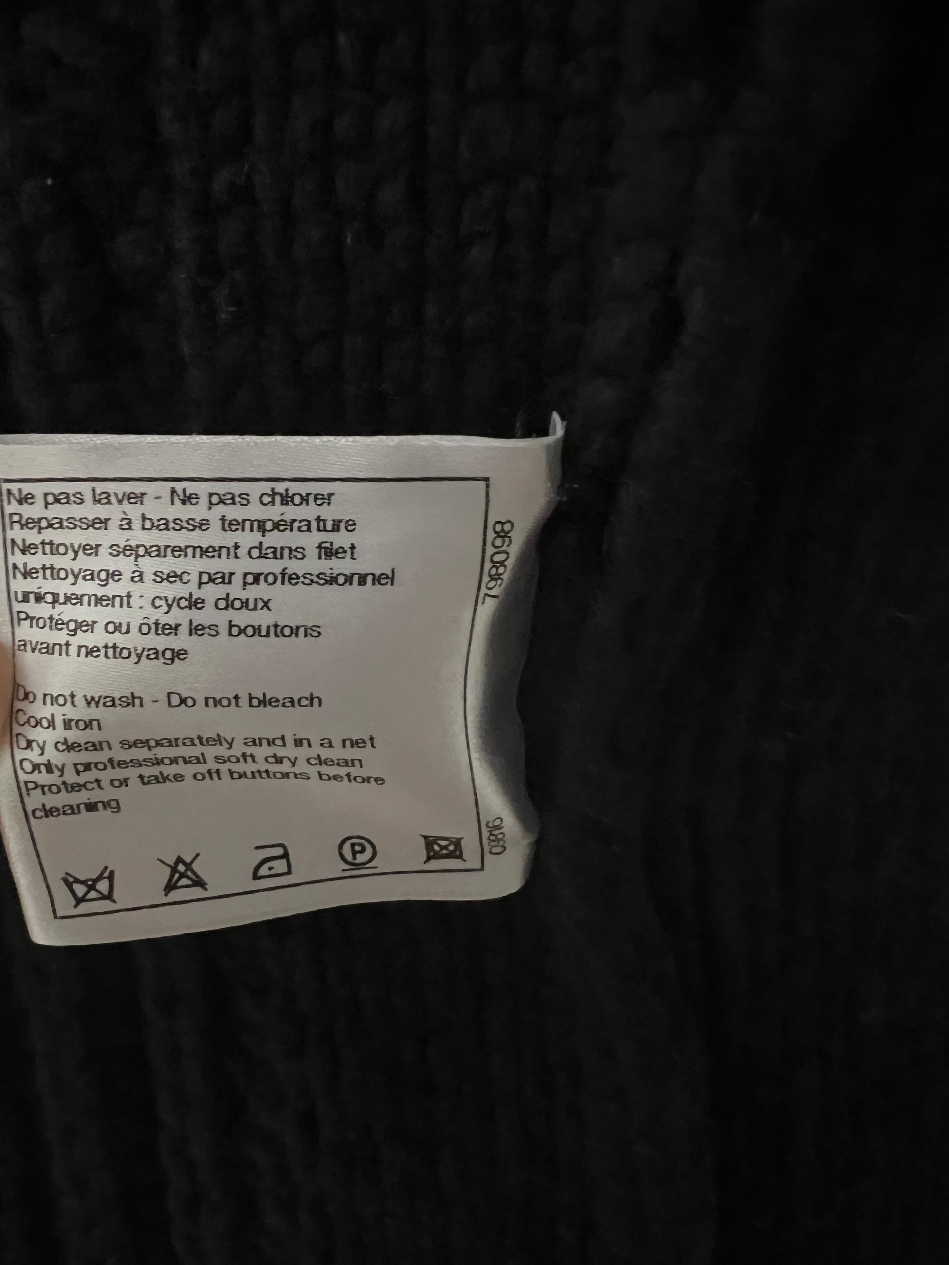 Chanel New CC Buttons Heavyweight Cashmere Jacket 13
