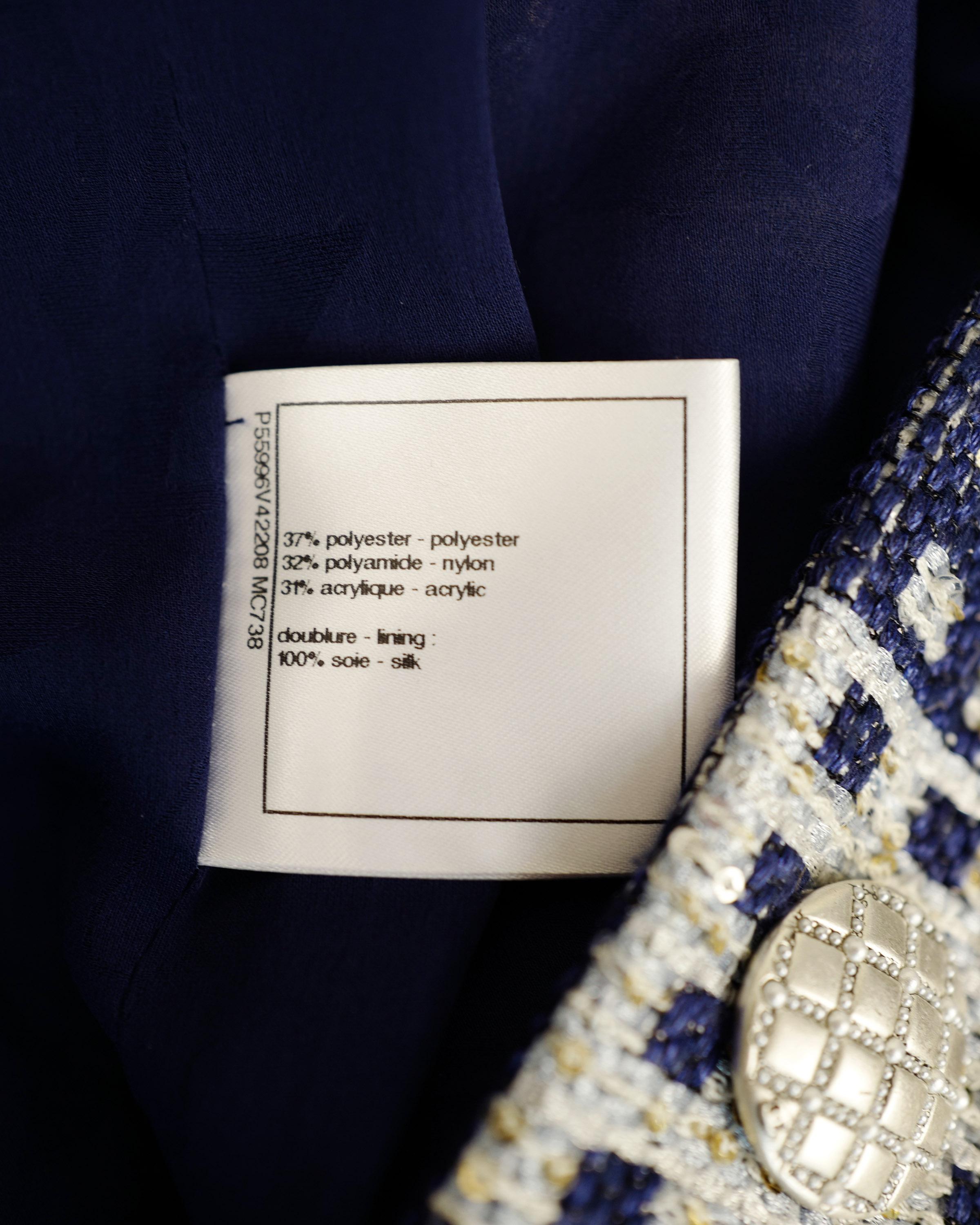 Chanel New CC Buttons Lesage Tweed Jacket Unisexe en vente