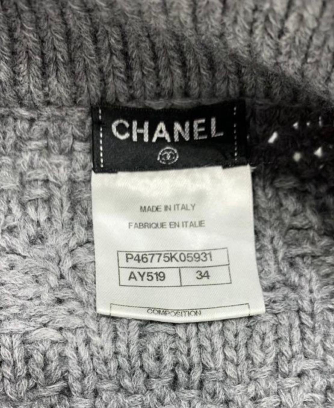 Chanel New CC Buttons Oversized Card Coat For Sale 2