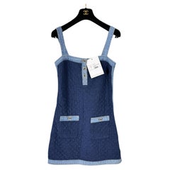 Chanel New CC Buttons Quilted Dress