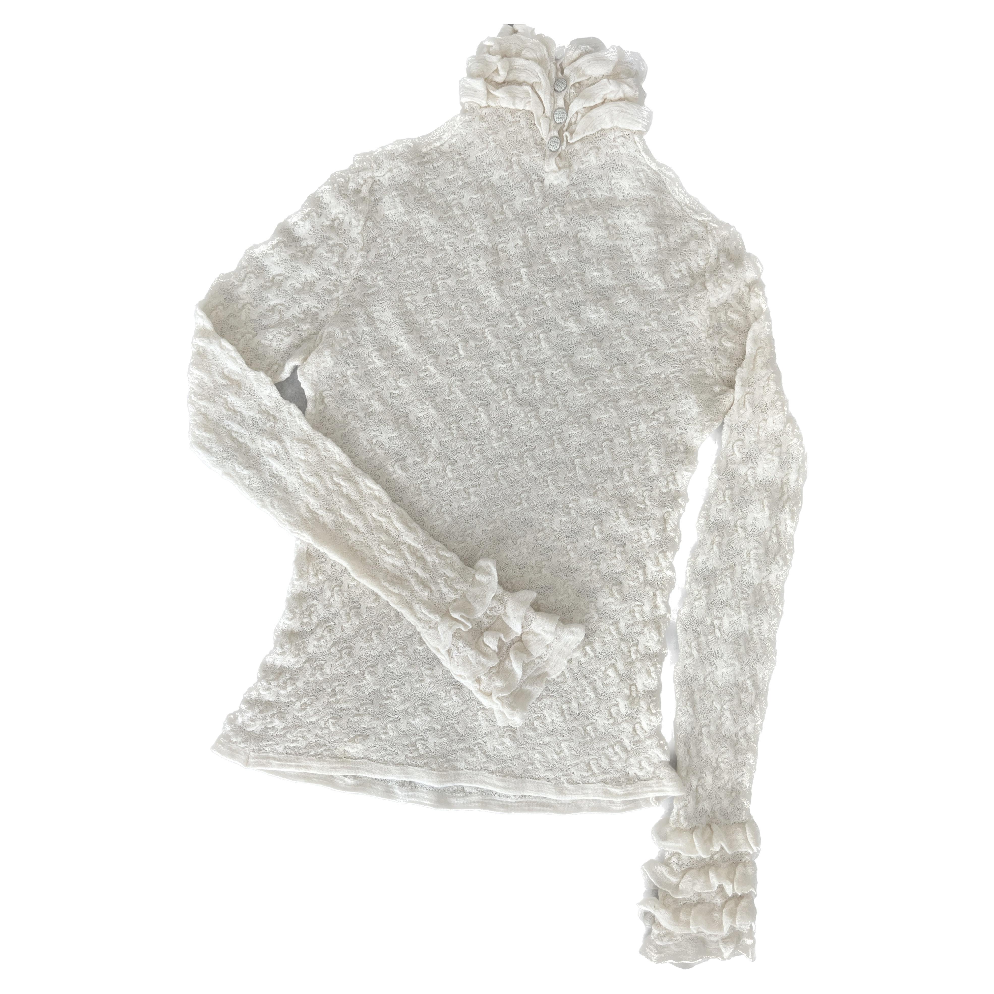 GC Ruffle Knit jumper wishbone