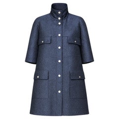 Chanel New CC Camellia Celestial Shimmer Trench Coat 44 FR