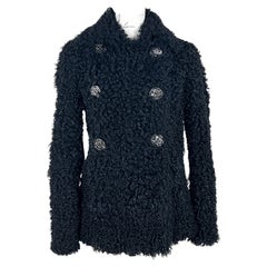 Chanel New CC Giant Button Black Jacket