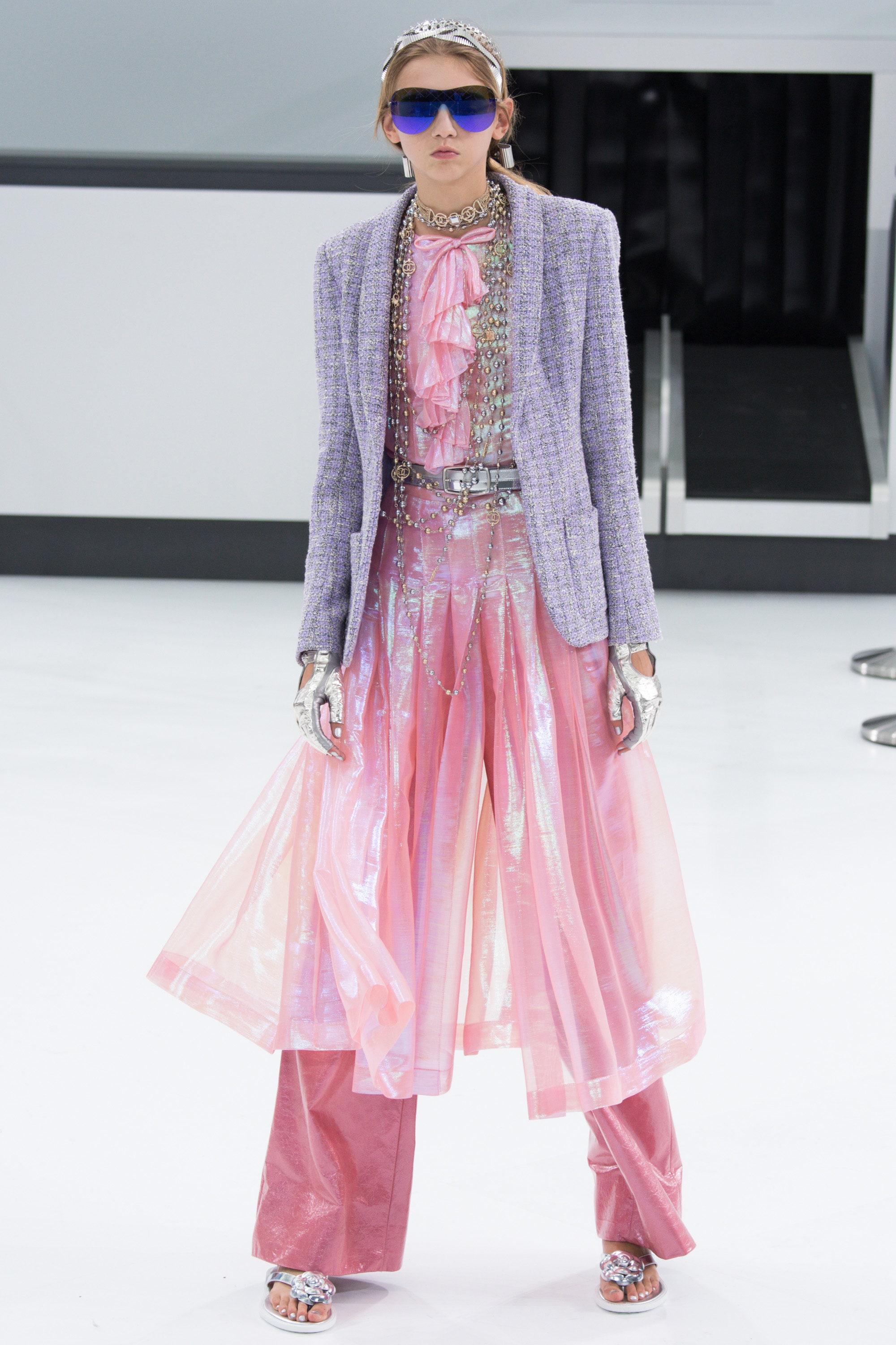 CHANEL New CC Giant Buttons Navy Tweed Jacket 38 FR Unisexe en vente