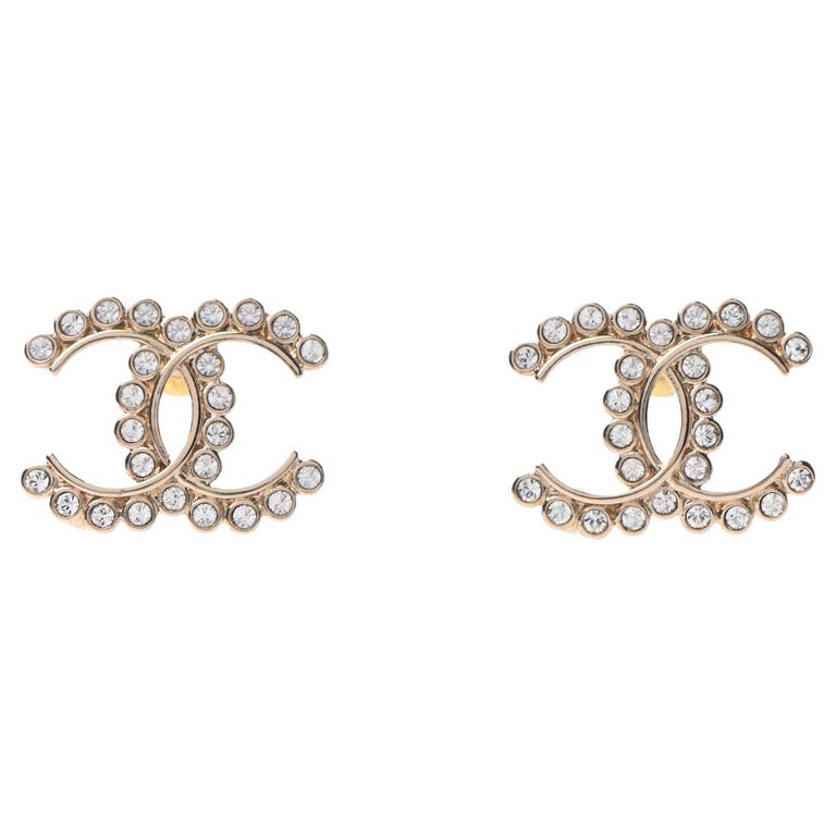 Chanel Stud Earrings - 46 For Sale at 1stDibs