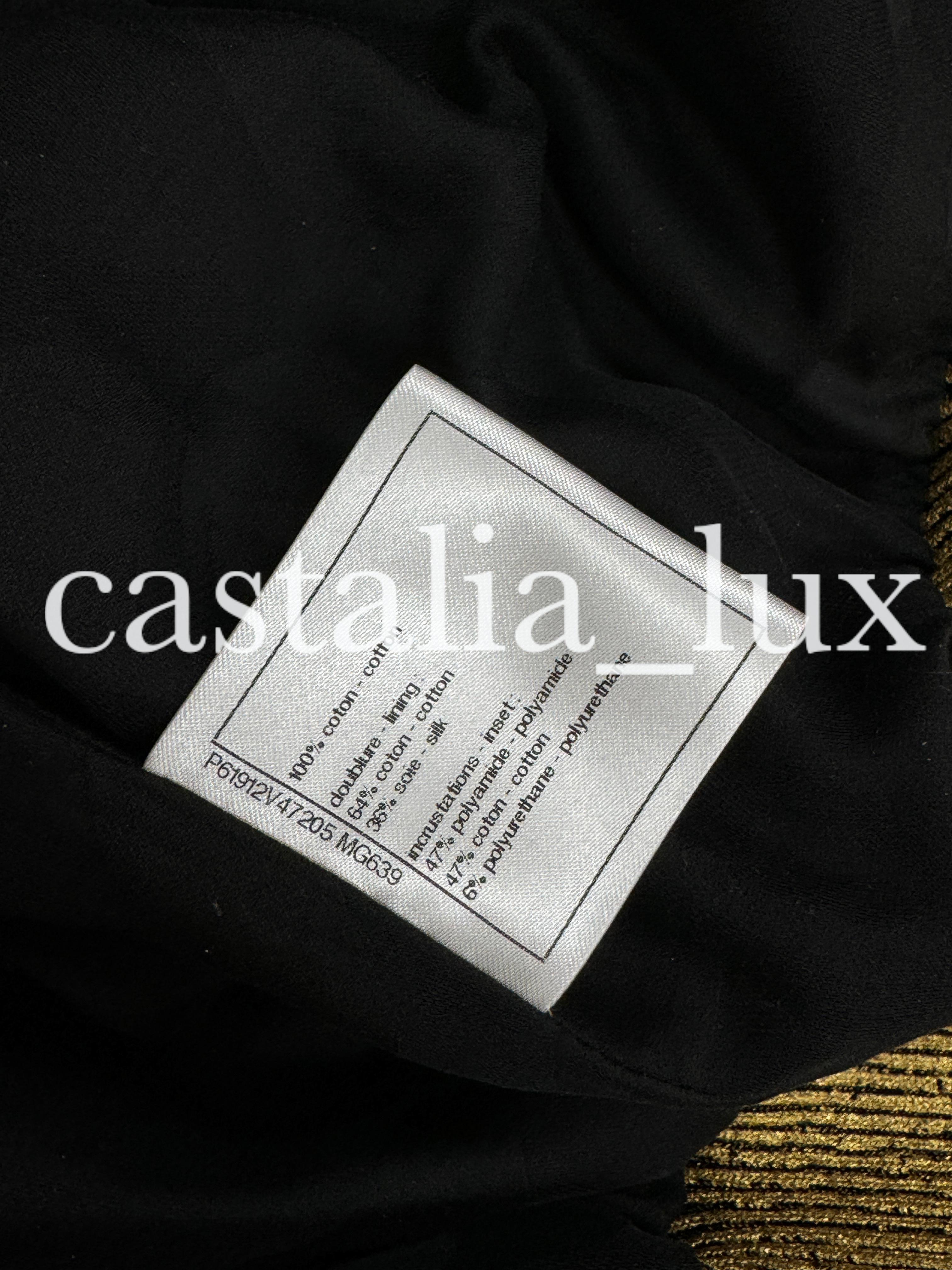 Chanel New CC Graffiti Egypt Sacred Symbols Bomber Jacket 14