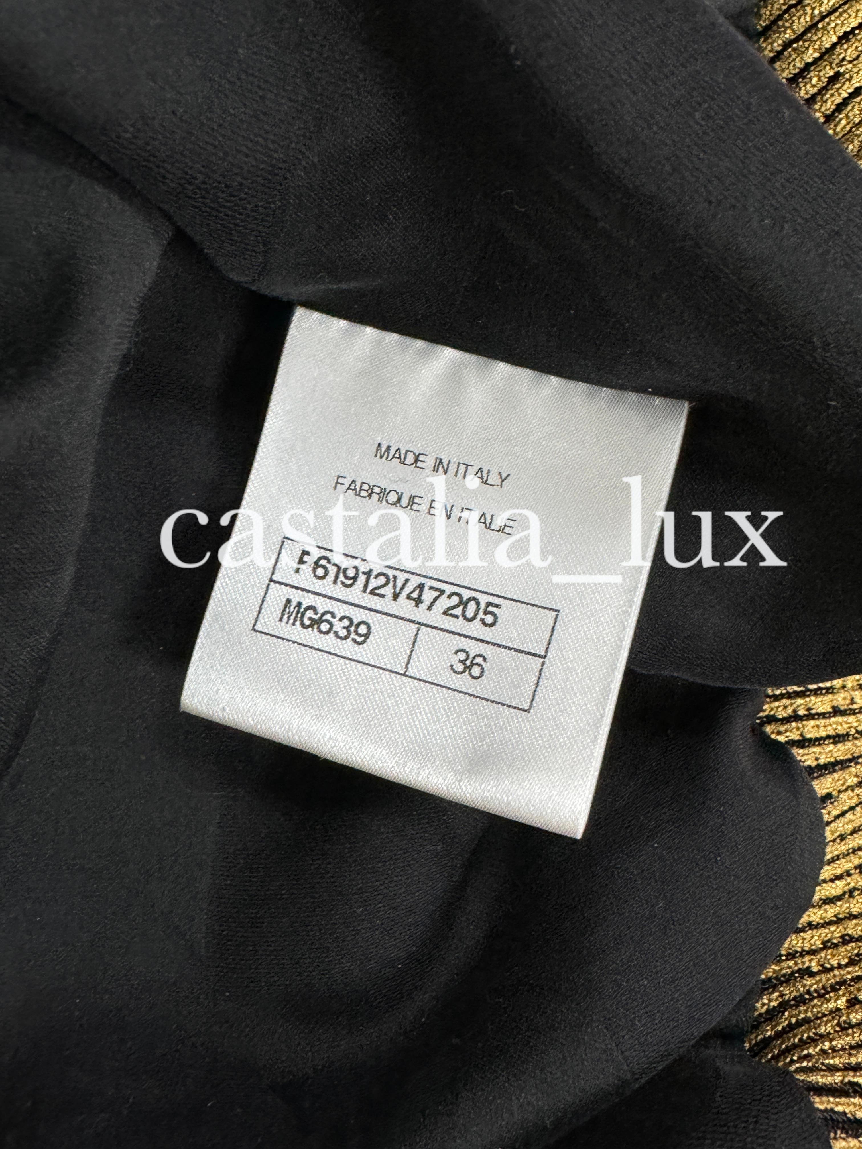 Chanel New CC Graffiti Egypt Sacred Symbols Bomber Jacket 15