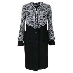 Chanel New CC Gripoix Buttons Black Tweed Jacket