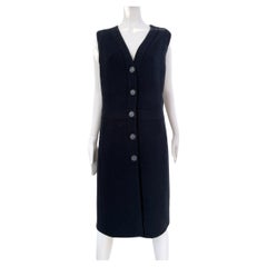 Chanel New CC Gripoix Buttons Tweed Dress 46 FR