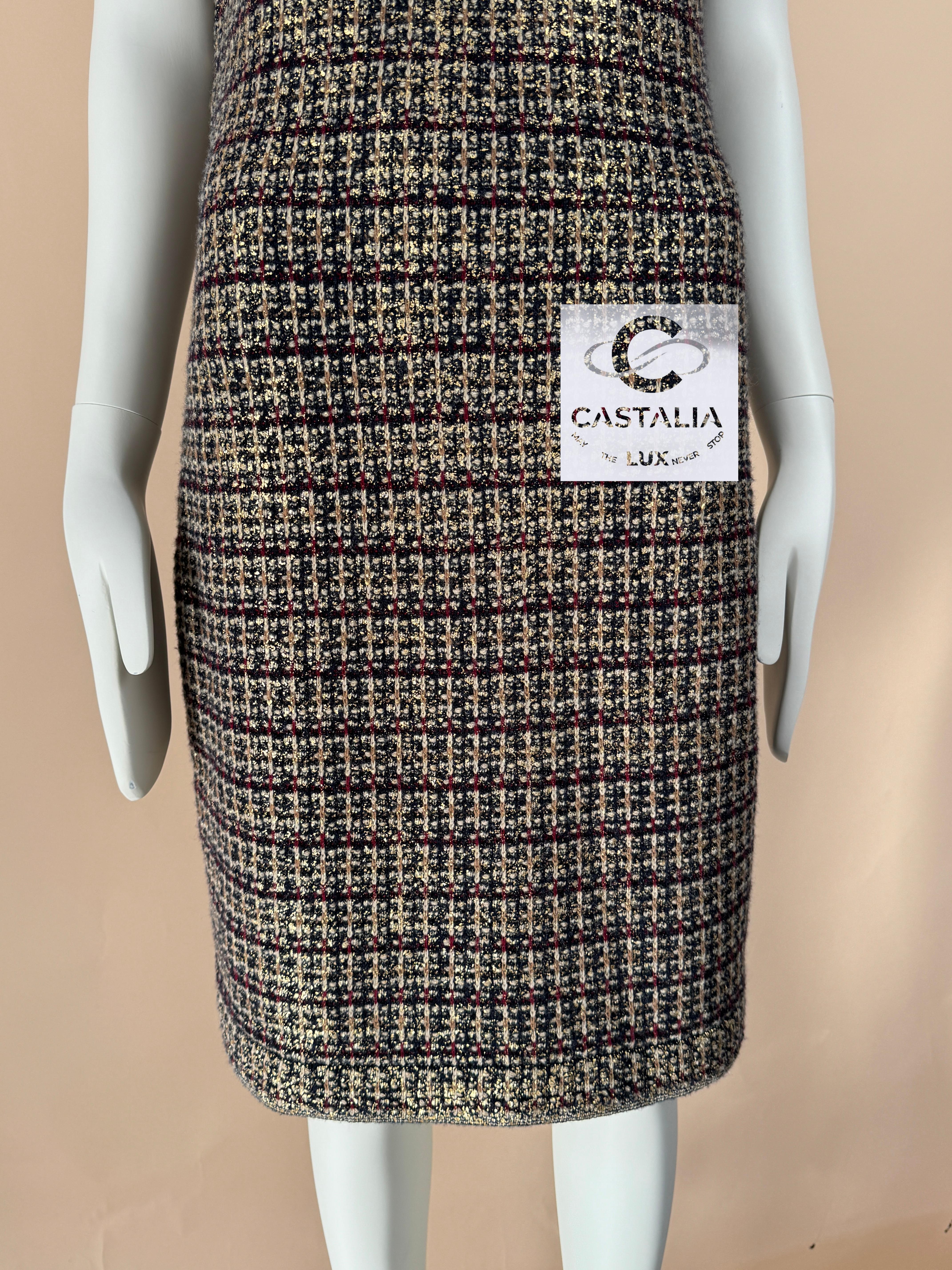 Chanel New CC Jewel Gripoix Buttons Byzantine Dress 9