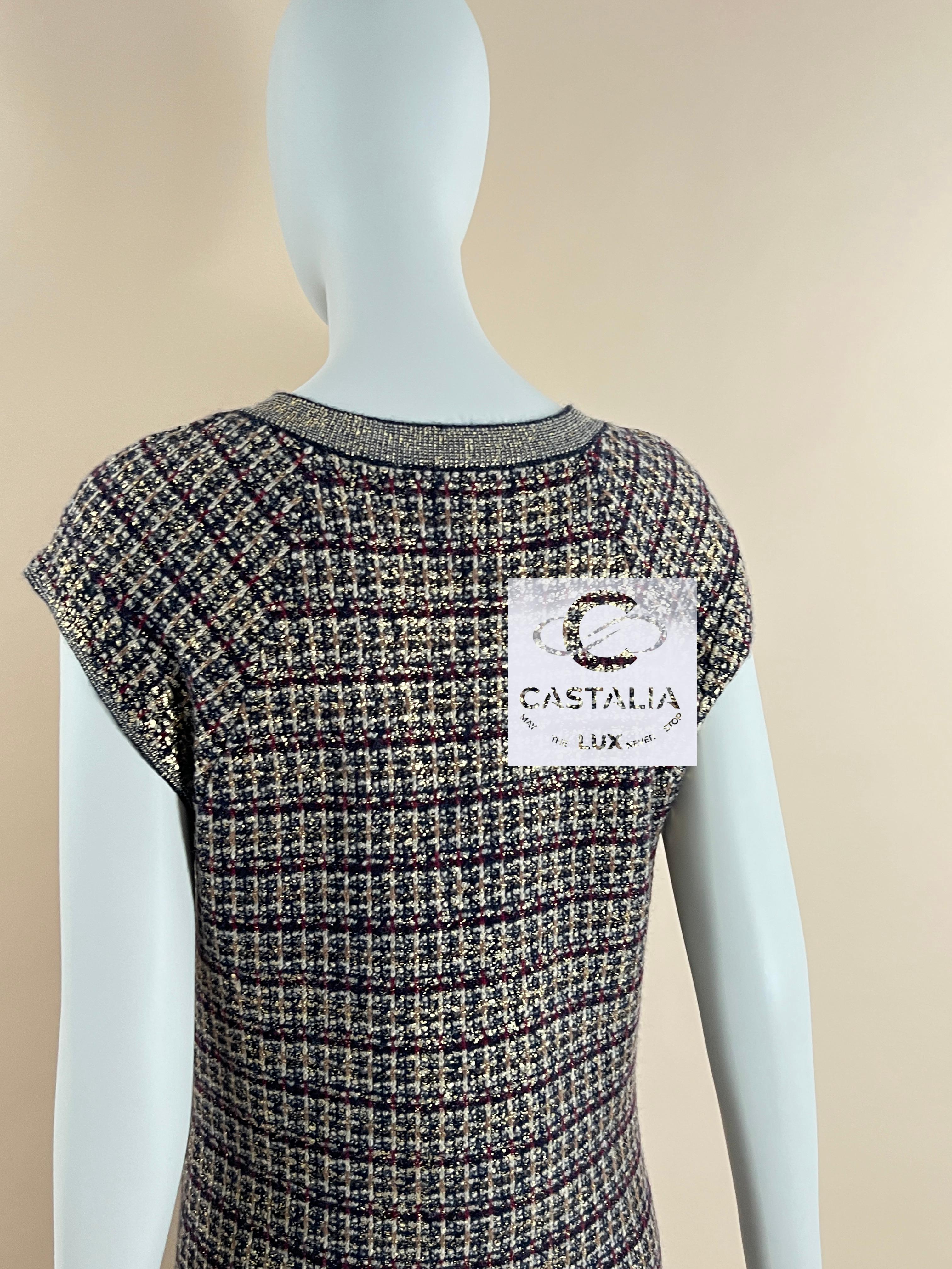 Chanel New CC Jewel Gripoix Buttons Byzantine Dress 11