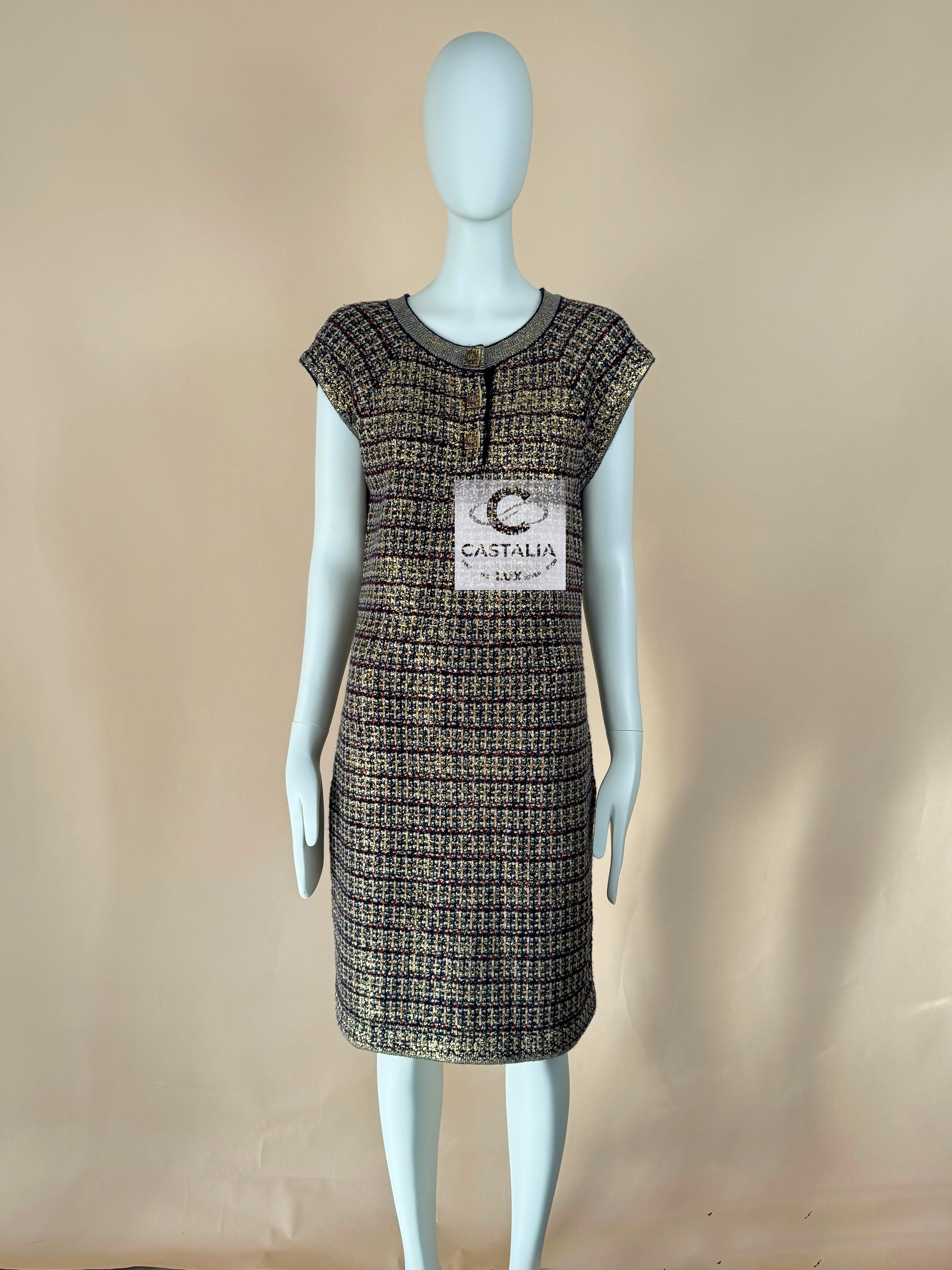 Women's or Men's Chanel New CC Jewel Gripoix Buttons Byzantine Dress