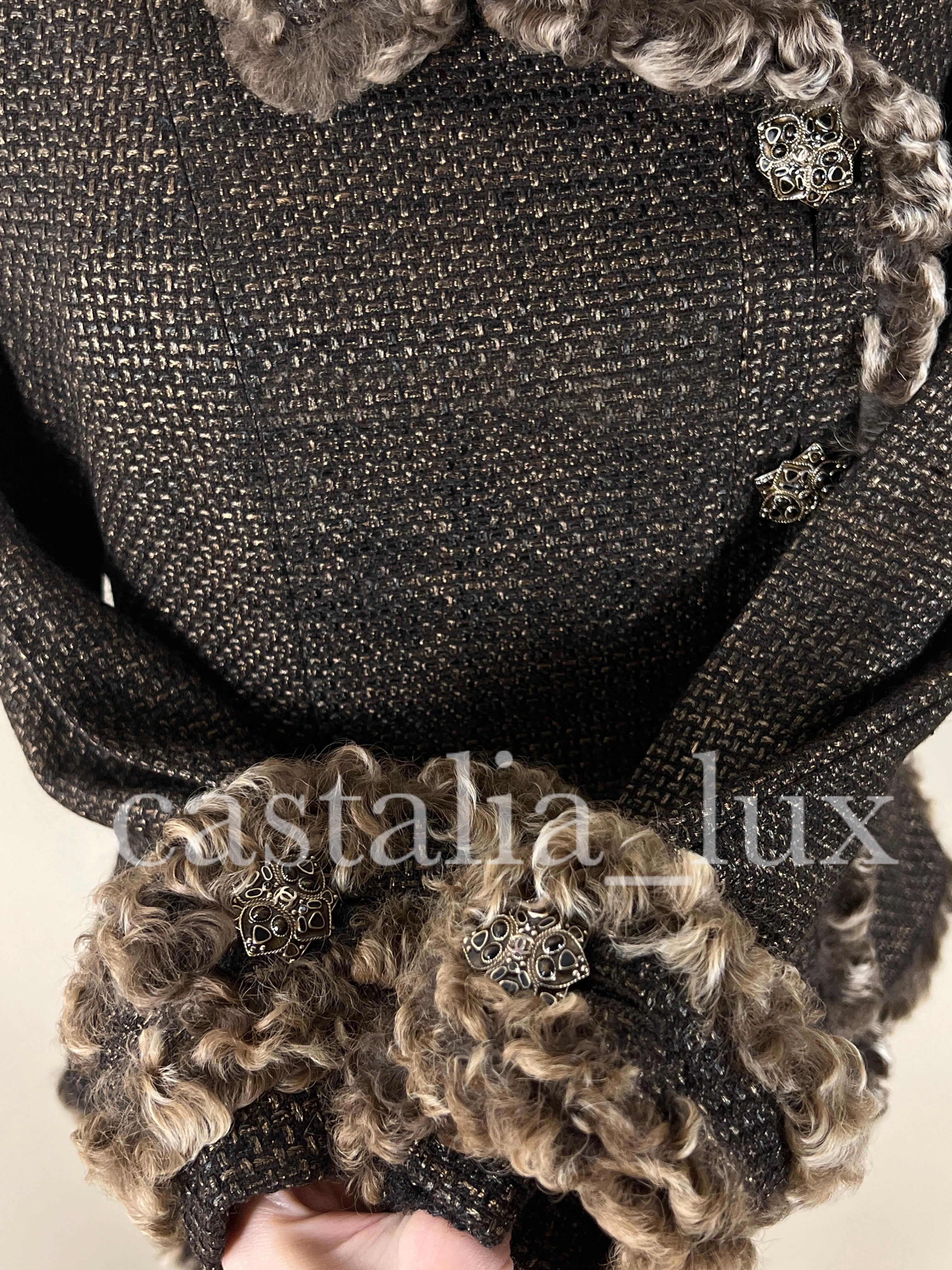 Chanel New CC Jewel Gripoix Buttons Tweed Jacket 6