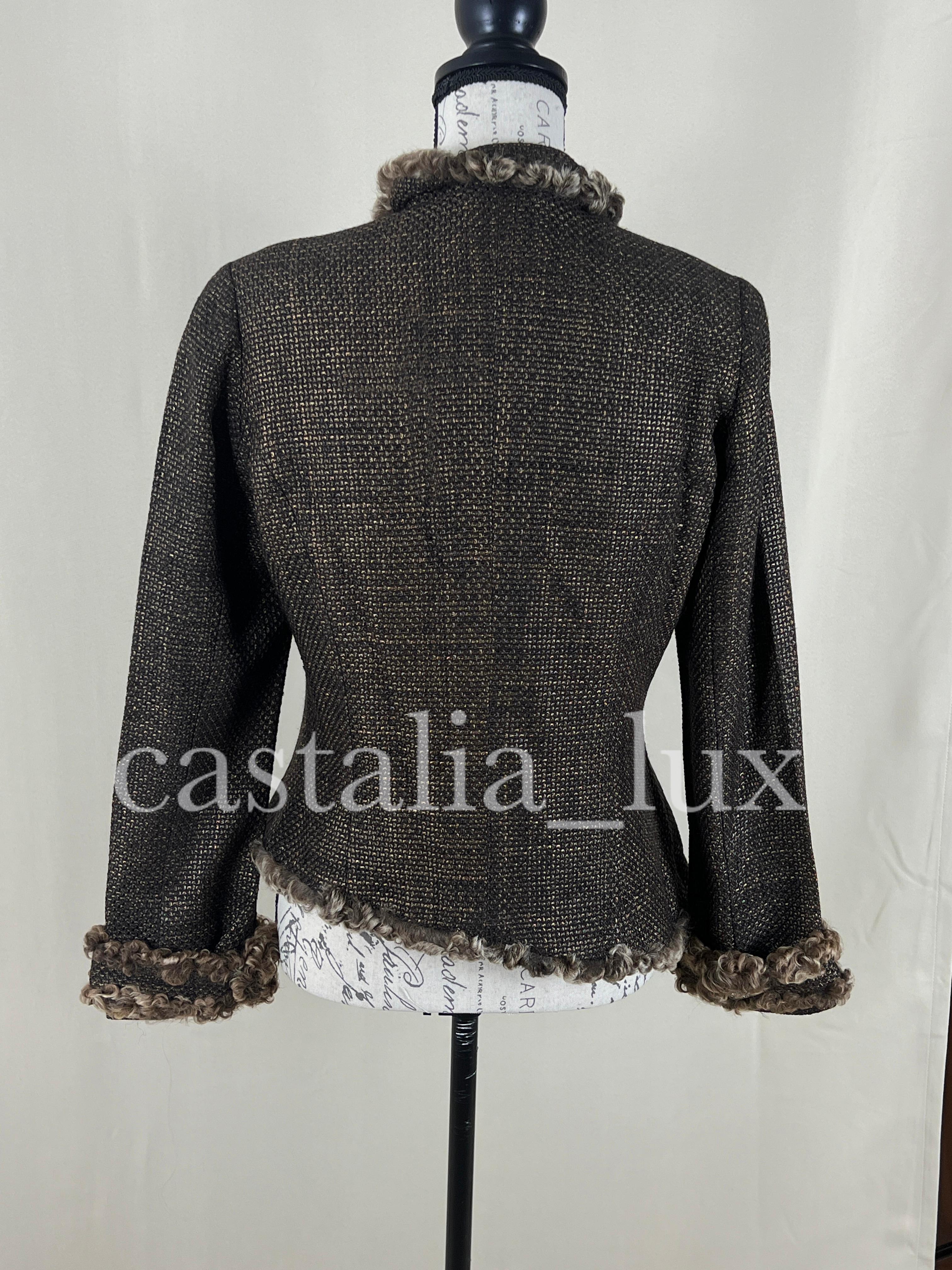 Chanel New CC Jewel Gripoix Buttons Tweed Jacket 14
