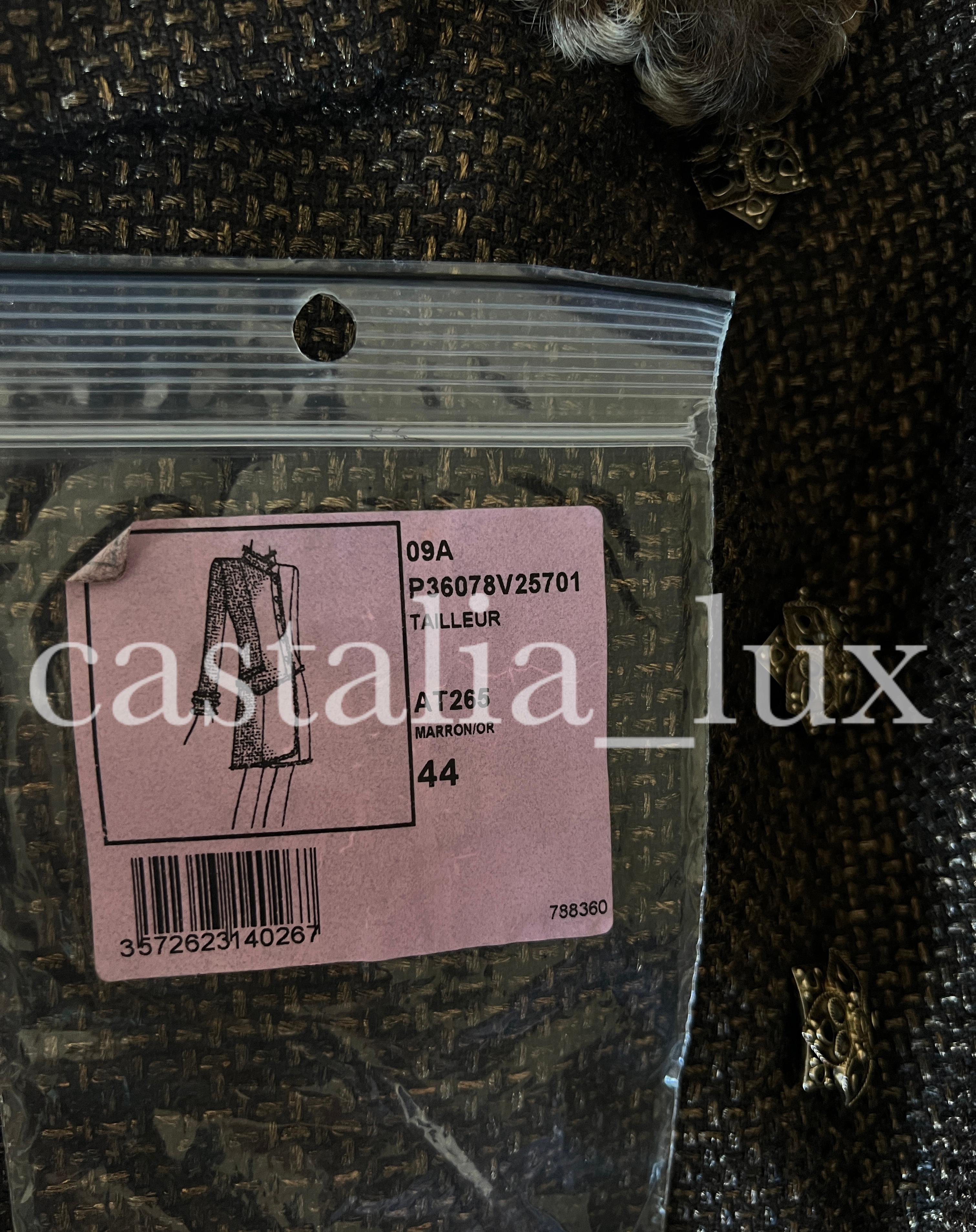 Chanel New CC Jewel Gripoix Buttons Tweed Jacket In New Condition In Dubai, AE
