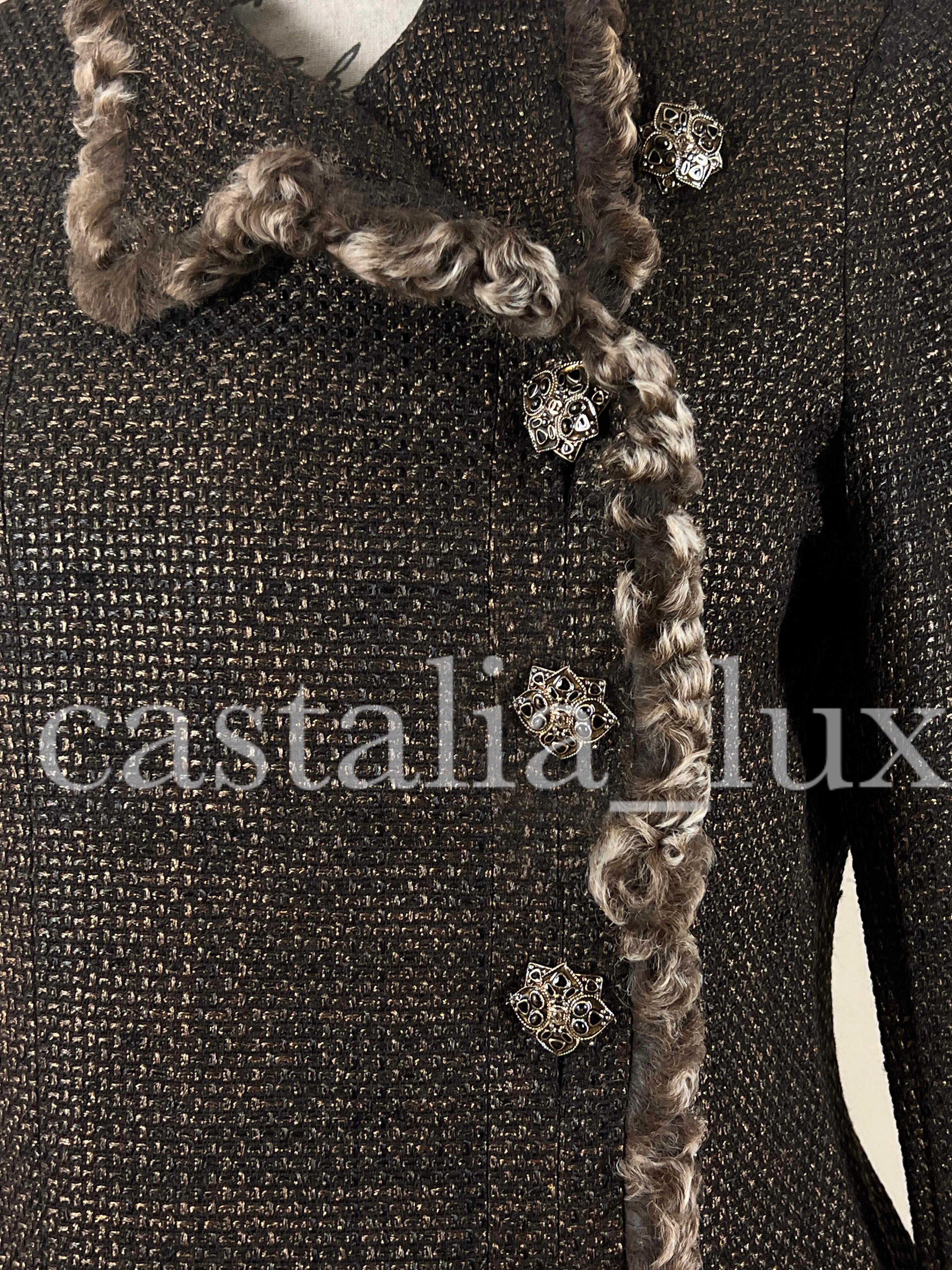 Chanel New CC Jewel Gripoix Buttons Tweed Jacket 5