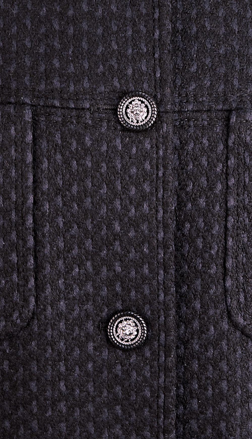 Women's or Men's Chanel New CC Lionhead Buttons Tweed Coat