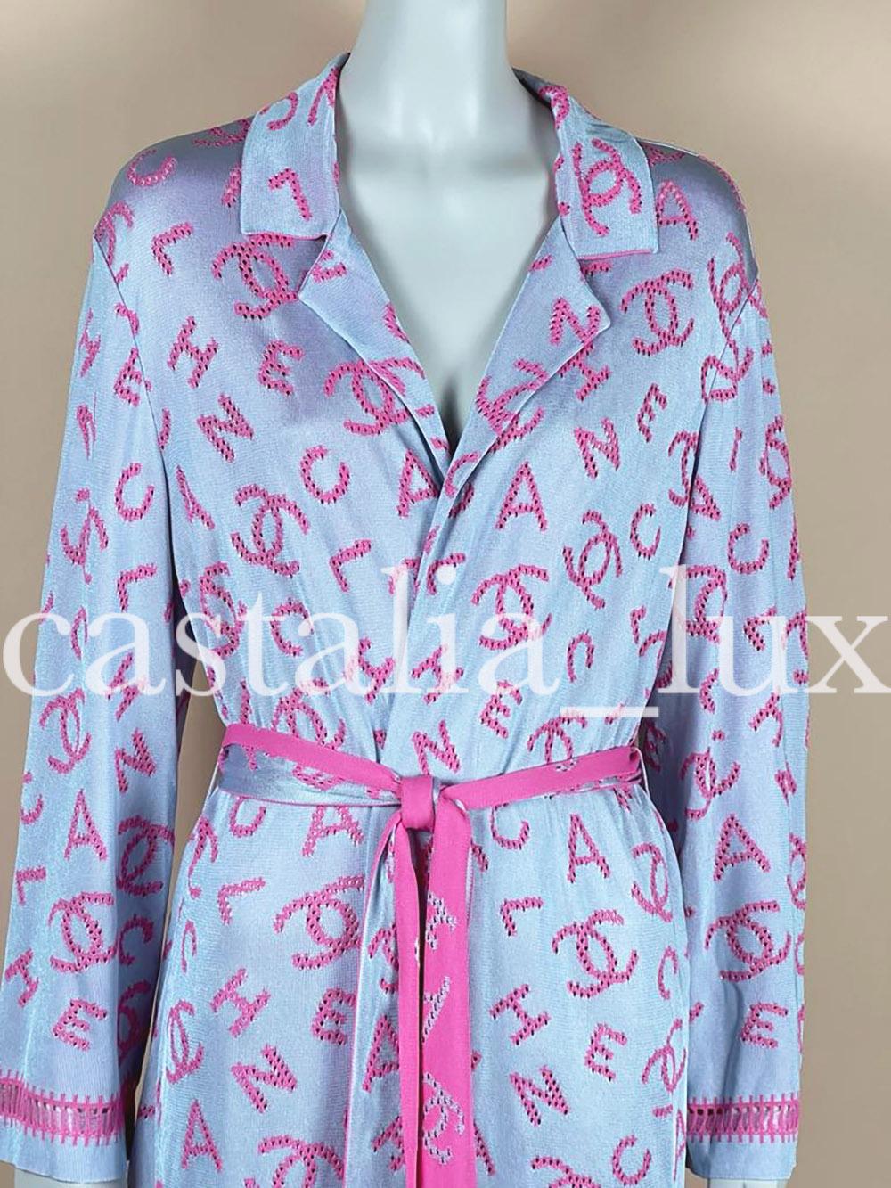 Chanel New CC Logo Gorgeous Maxi Kimono Jacket 6