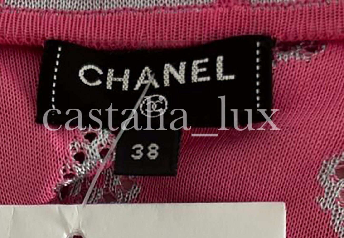 Chanel Superbe veste kimono longue avec logo CC en vente 9