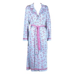 Chanel Superbe veste kimono longue avec logo CC