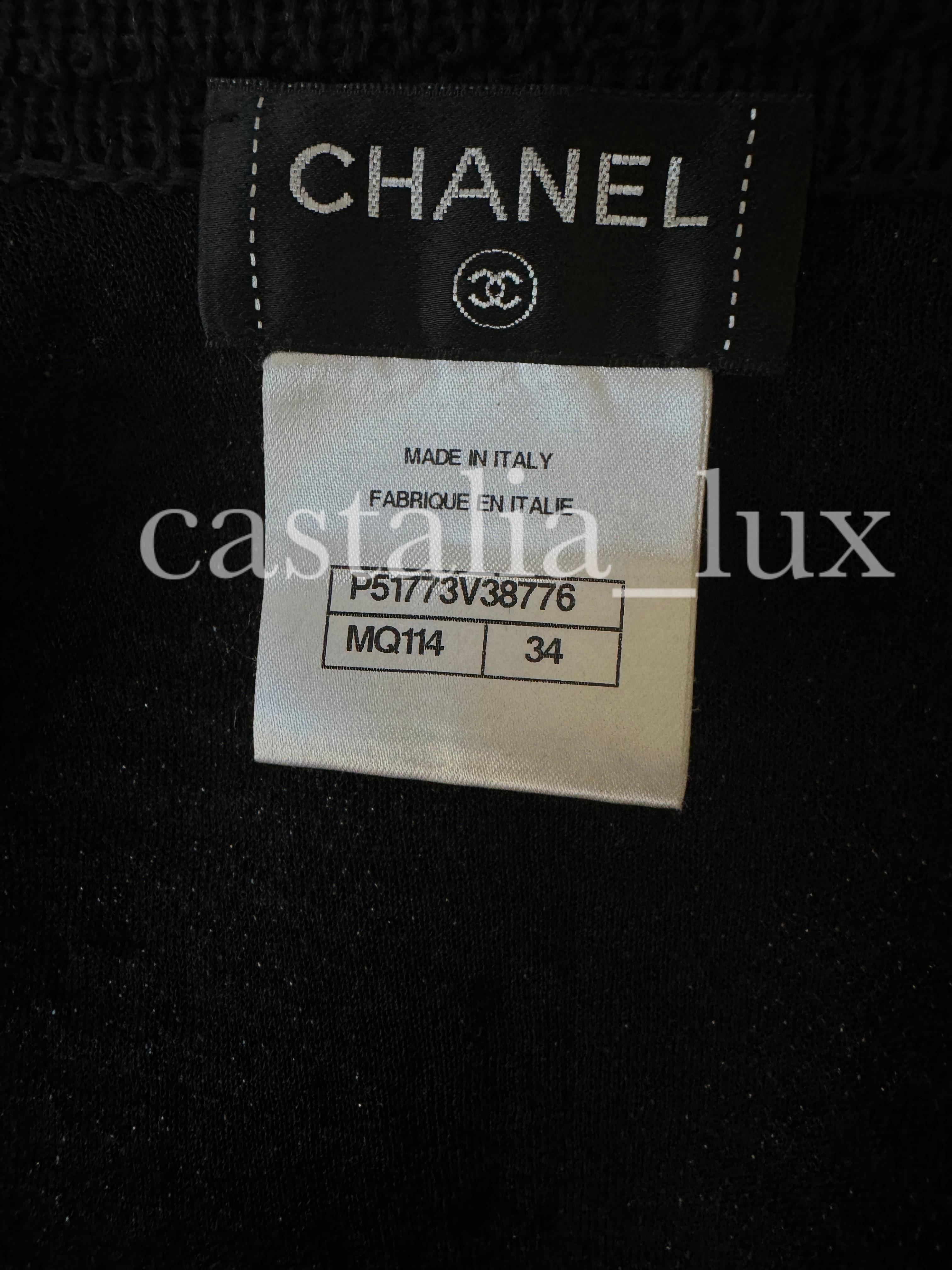 Chanel New CC Logo Ribbon Detail Vest  For Sale 8