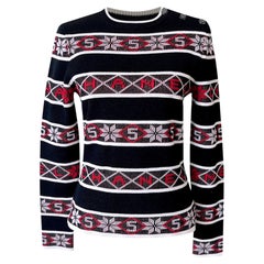 Chanel New CC Logo Runway Maglia in cashmere 40 FR