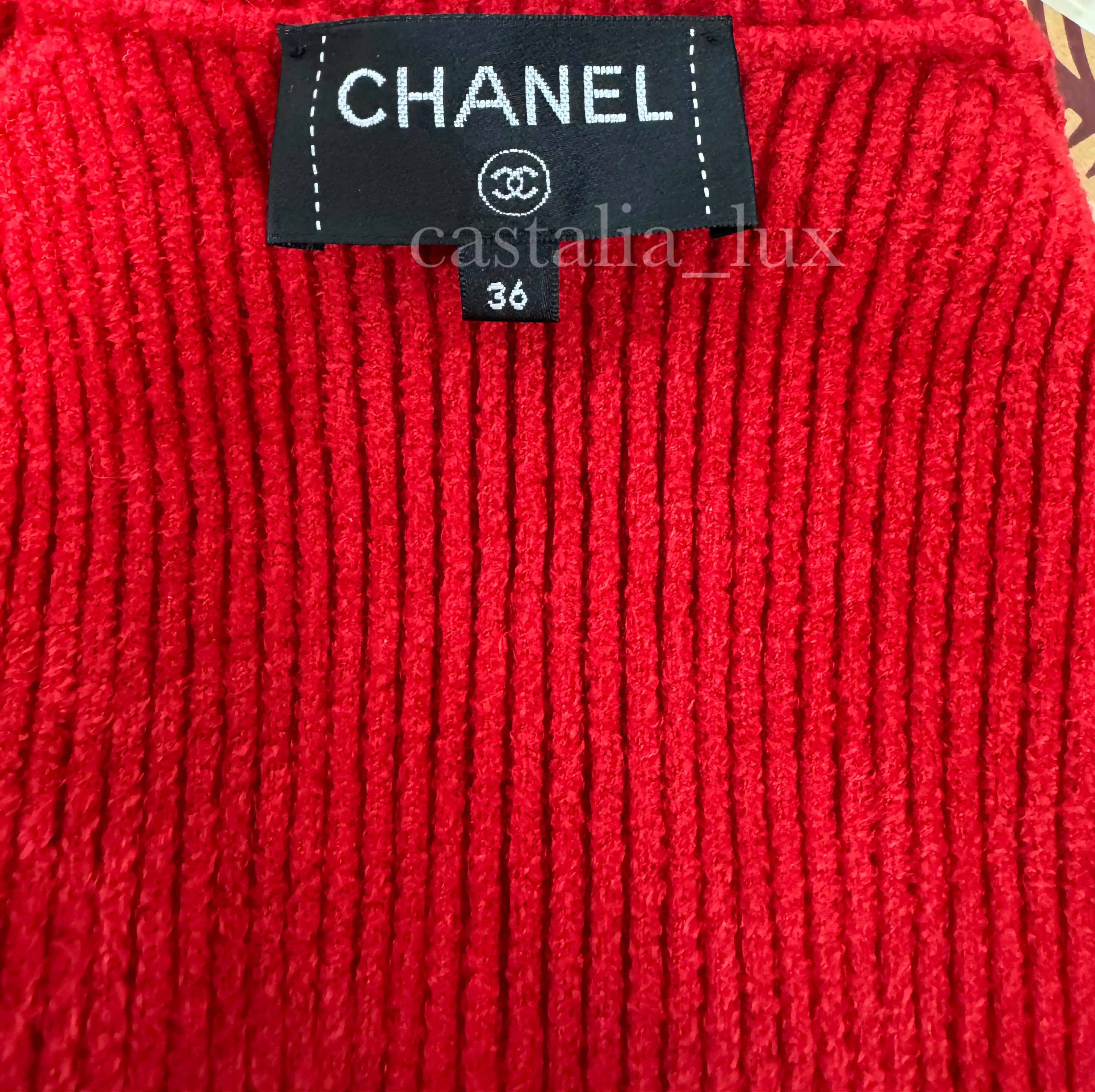 Chanel New CC Logo Teddy Jumper 7