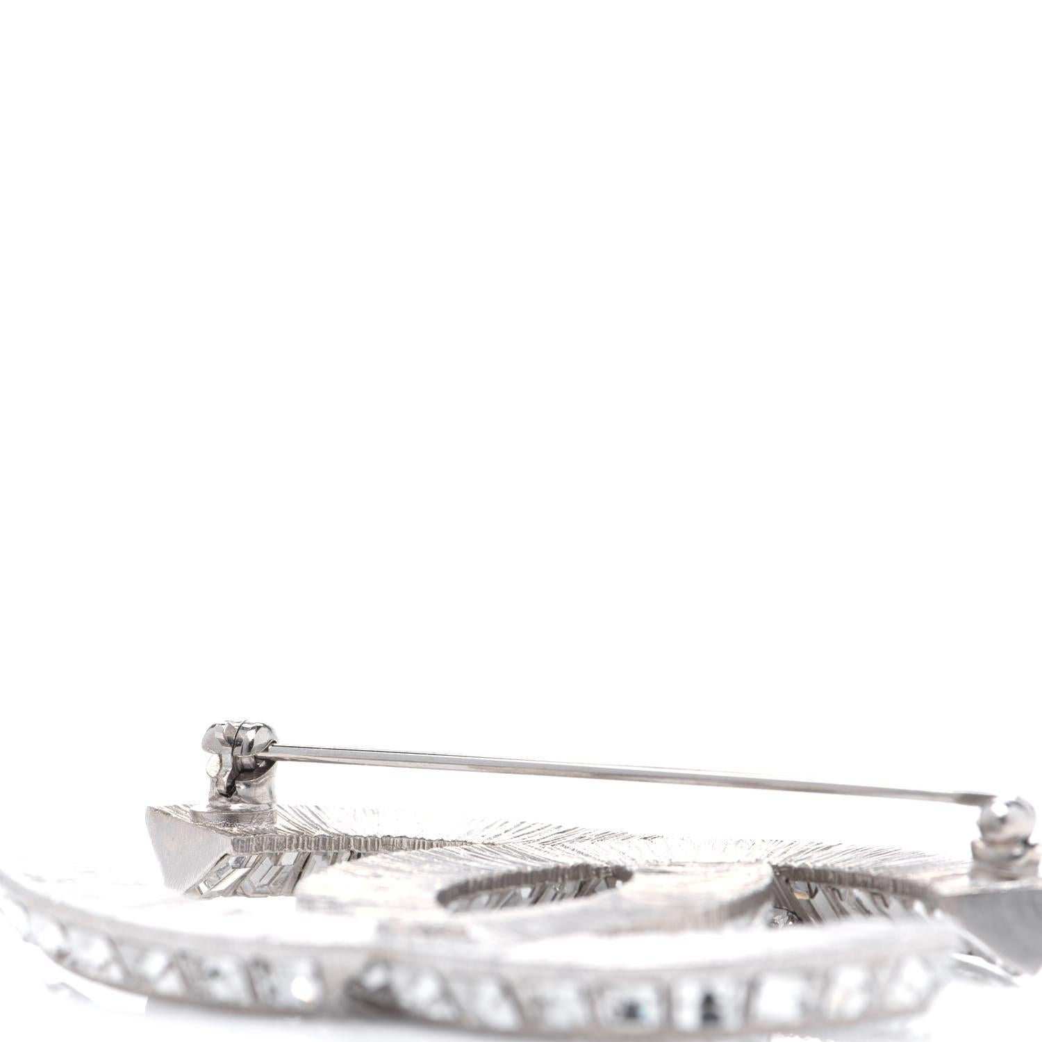 chanel baguette brooch