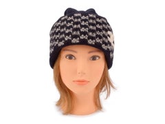 Chanel New Checkered Cashmere Beanie
