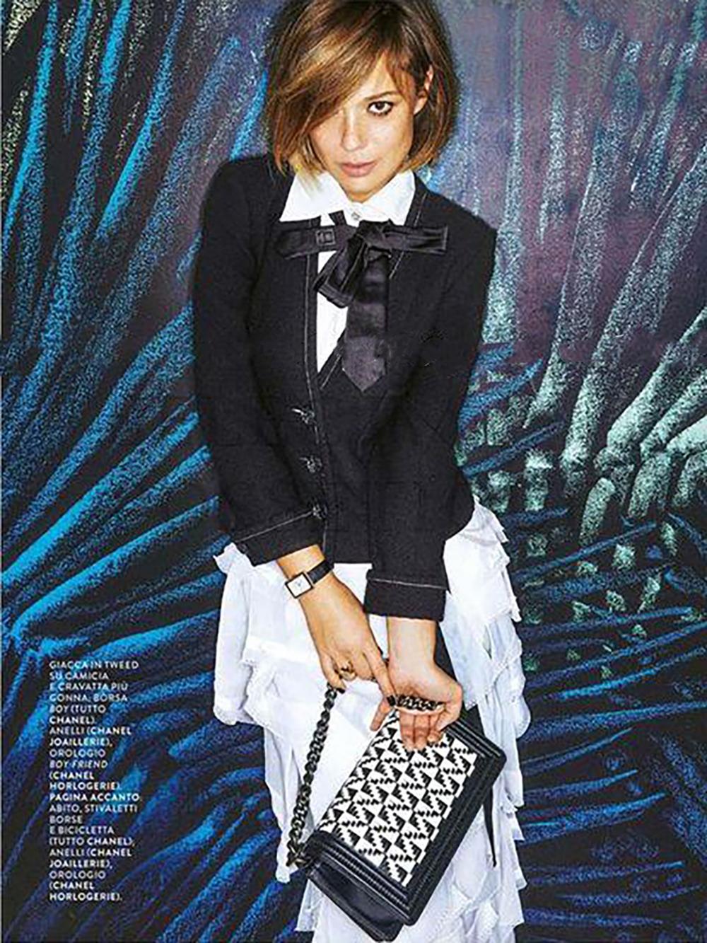 Chanel Neue Coco Brasserie Schwarze Tweed-Jacke aus Tweed 38 FR im Zustand „Neu“ im Angebot in Dubai, AE