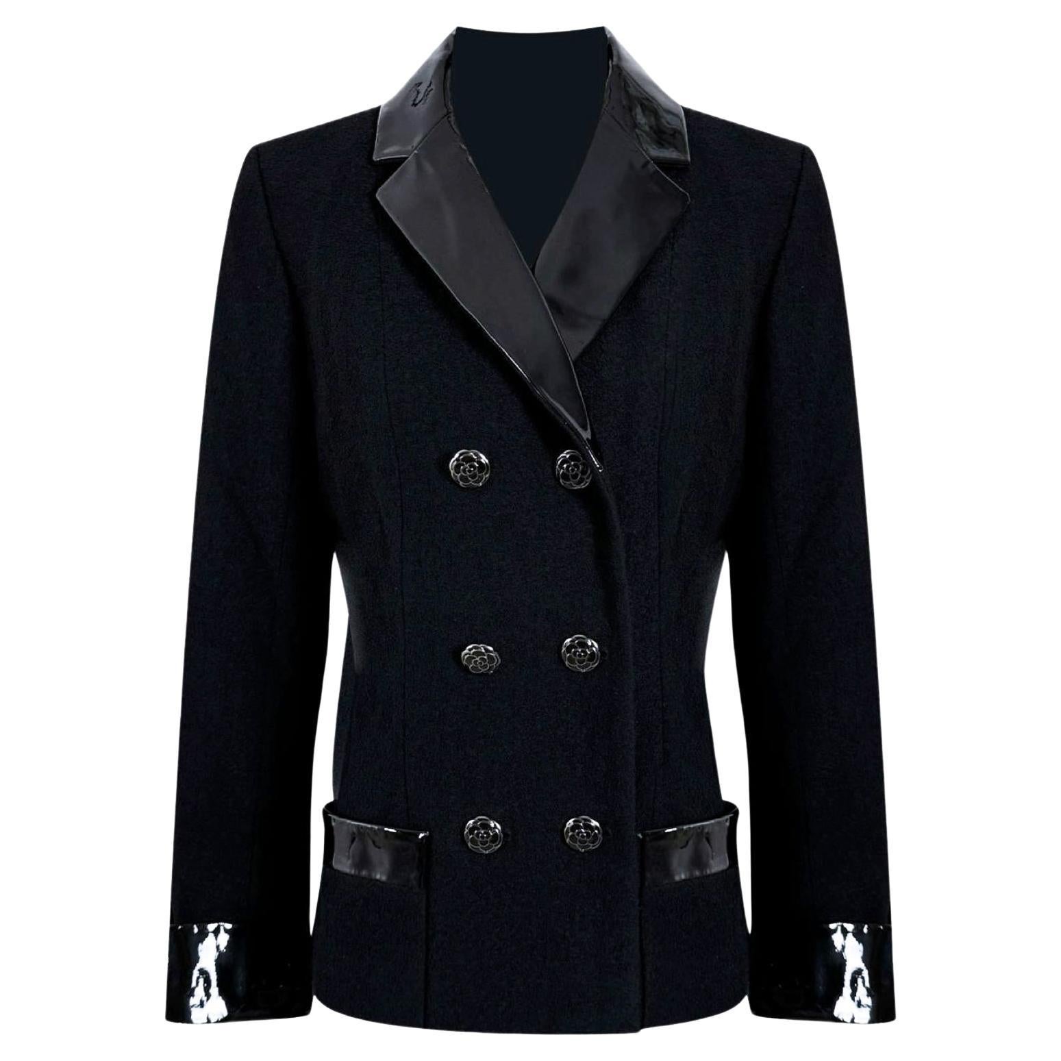 Chanel New Coco Brasserie Black Tweed Jacket 2