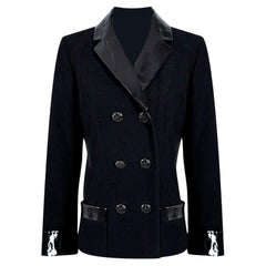 Chanel New Coco Brasserie Black Tweed Jacket