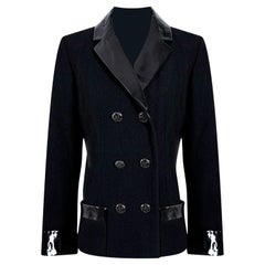 Chanel New Coco Brasserie Black Tweed Jacket
