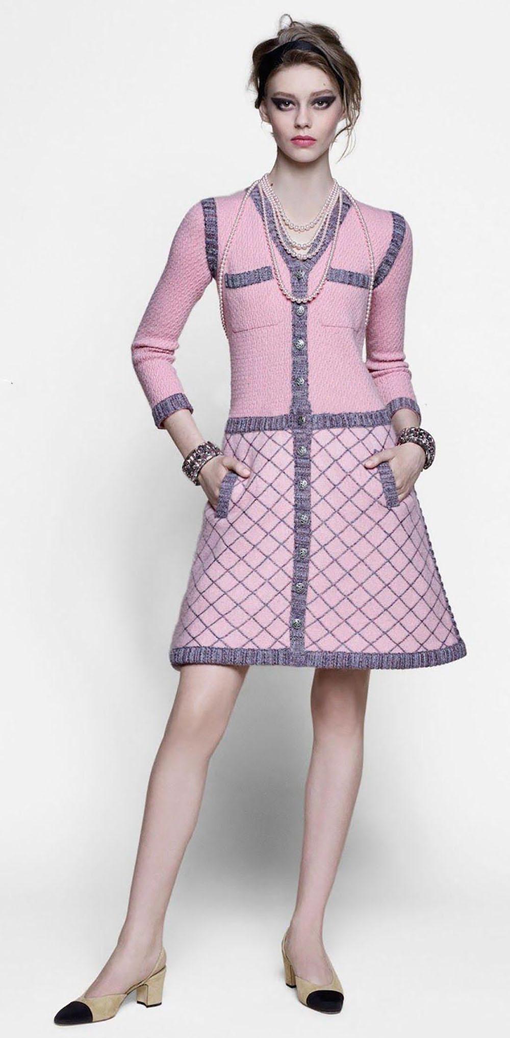 Chanel New Coco Brasserie Icon Quilted Jacket Dress 4