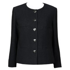 Chanel New Coco Brasserie Timeless Black Tweed Jacket 40 FR