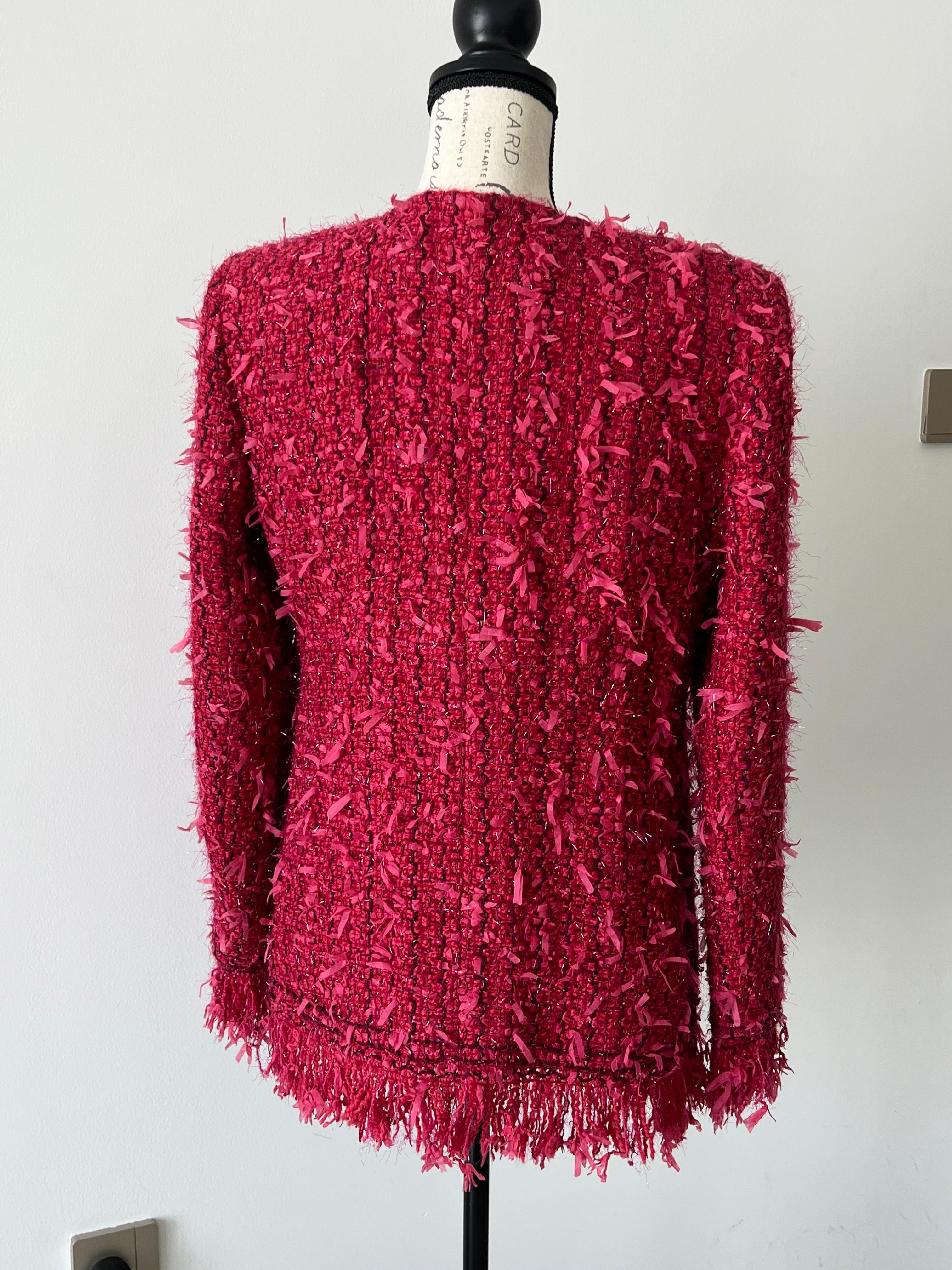 Chanel New Cosmopolite Ribbon Tweed Jacket 15