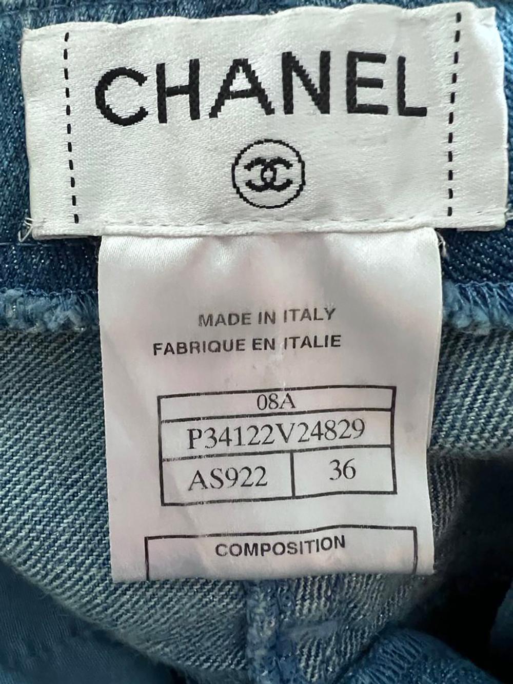 Chanel New Distressed Jeans For Sale 3