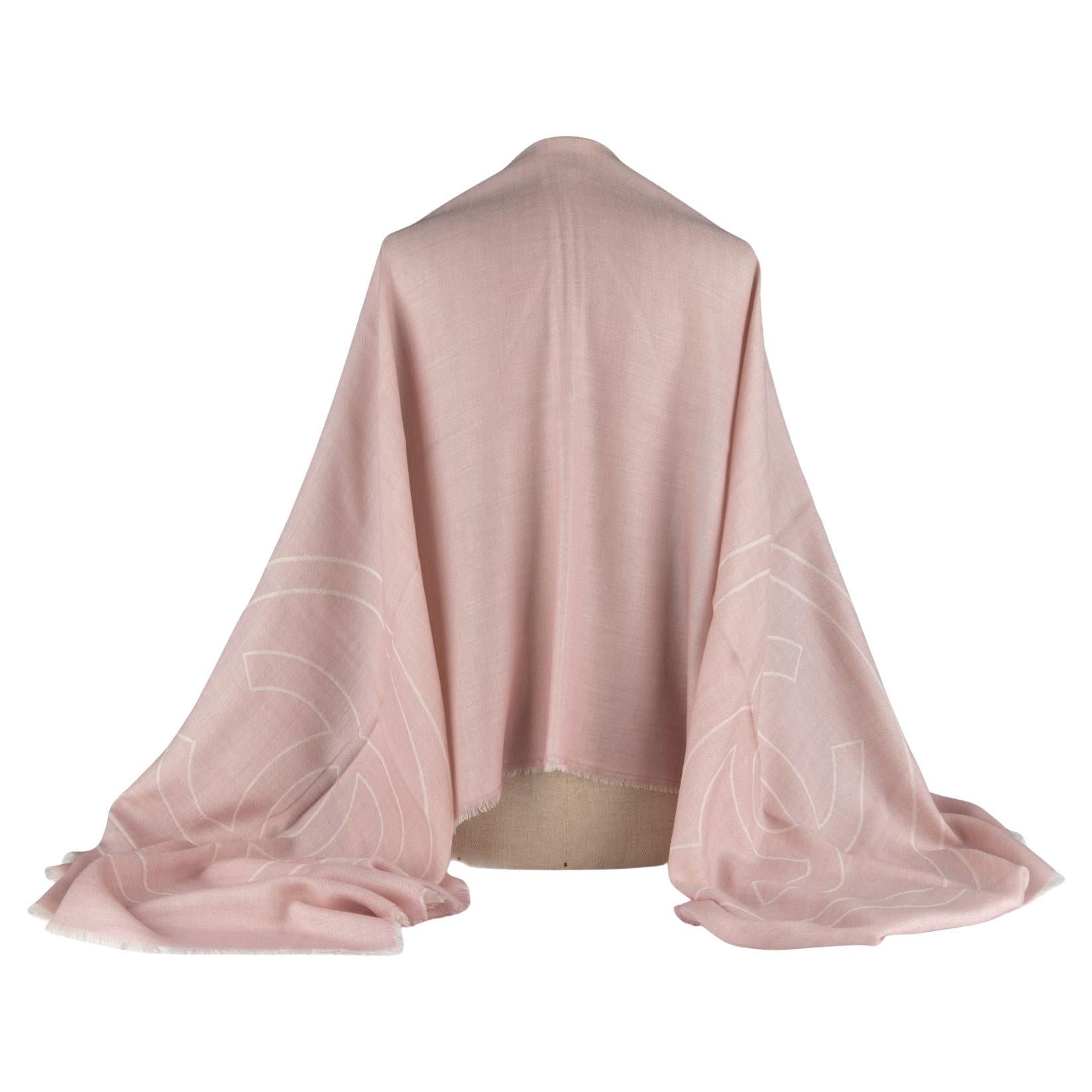 Scialle Chanel New Double Cashmere Rosa