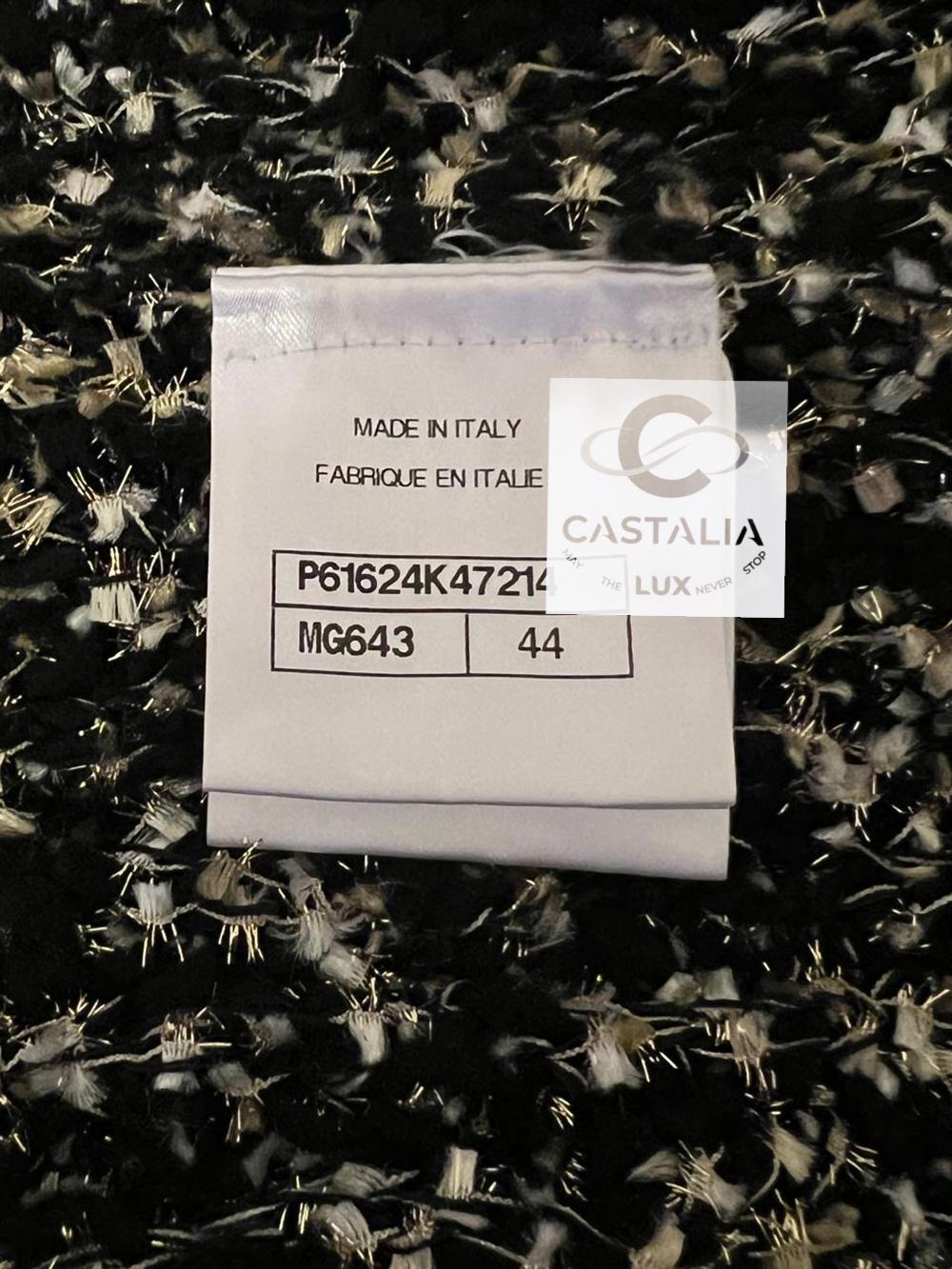 Chanel New Egypt Collection Lesage Tweed Cardi Jacket 44 FR 13