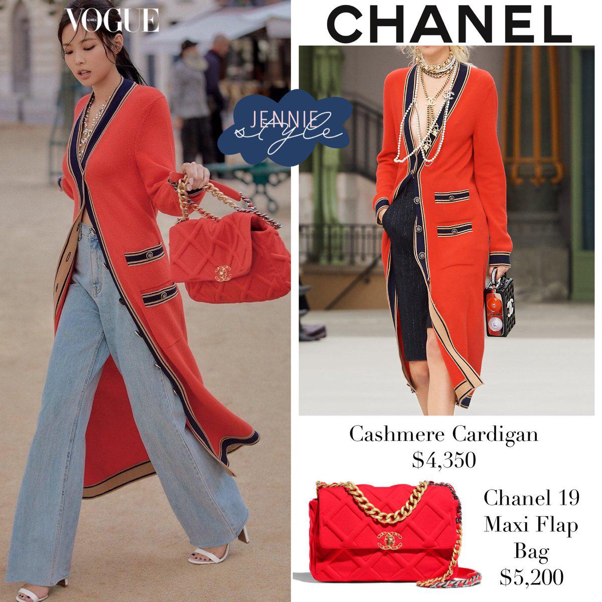New Chanel maxi ecru cashmere cardigan as seen in movie Emily in Paris and on Jennie Kim!
From Runway of 2020 Cruise COCO EXPRESS Collection. 
- CC logo buttons
- iconic 4-pockets silhouette
Size mark 38 FR.