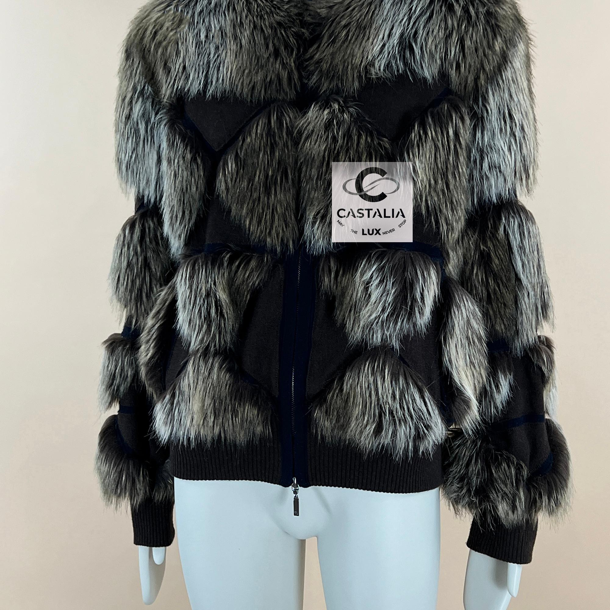 Chanel New Fluffly Cashmere and Fantasy Fur Jacket 5