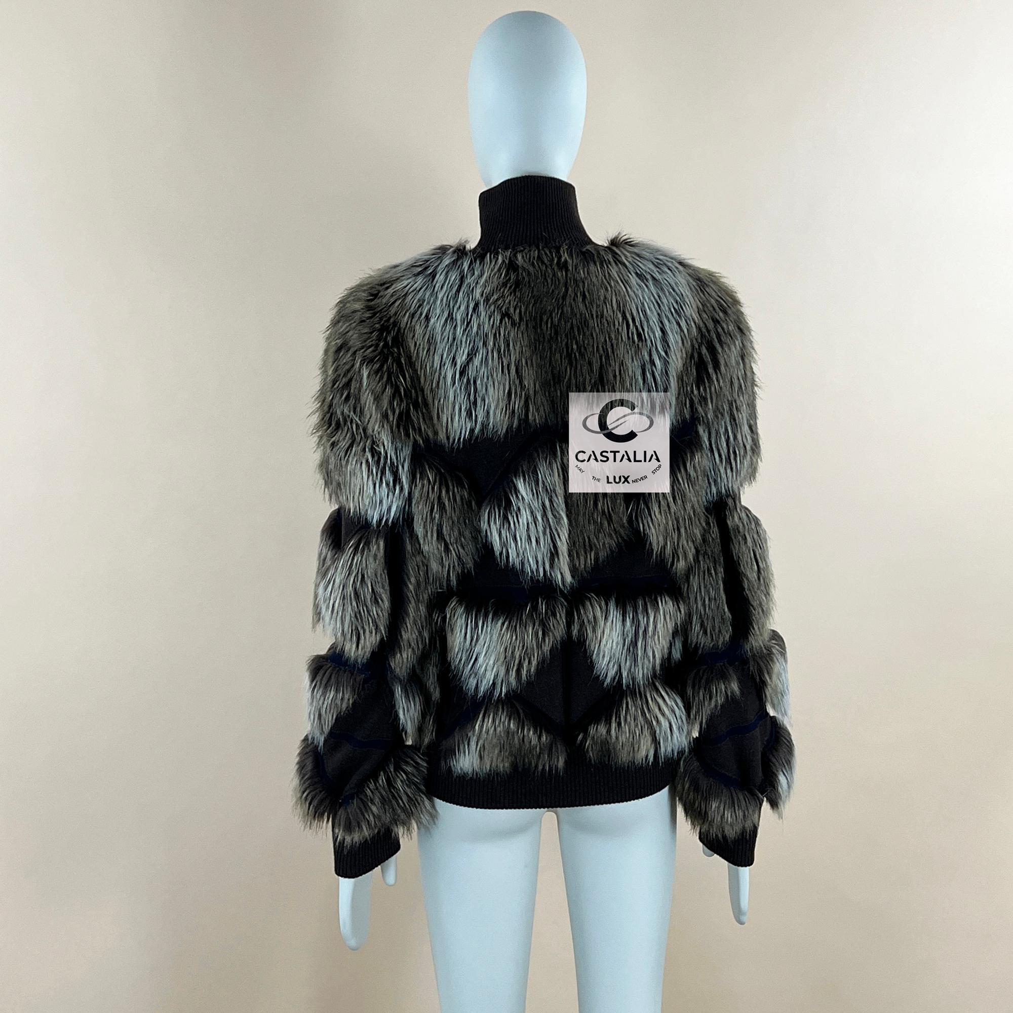 Chanel New Fluffly Cashmere and Fantasy Fur Jacket 6