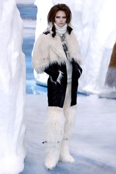 Chanel New Fluffly Cashmere and Fantasy Fur Jacket