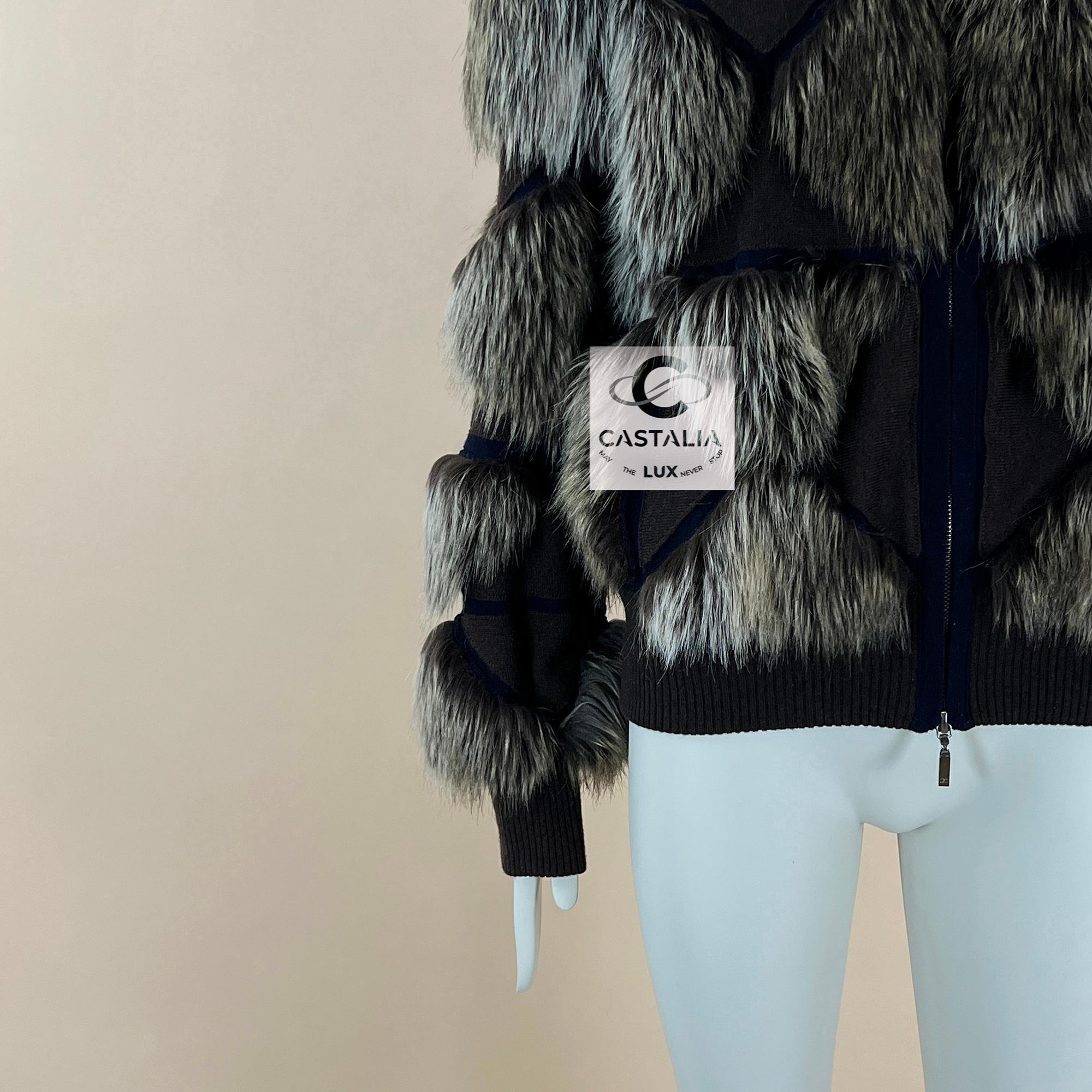 Chanel New Fluffly Cashmere and Fantasy Fur Jacket 2