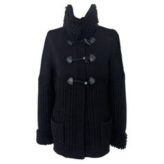 Chanel Nuovo Vaporoso Cappotto in Cashmere Nero
