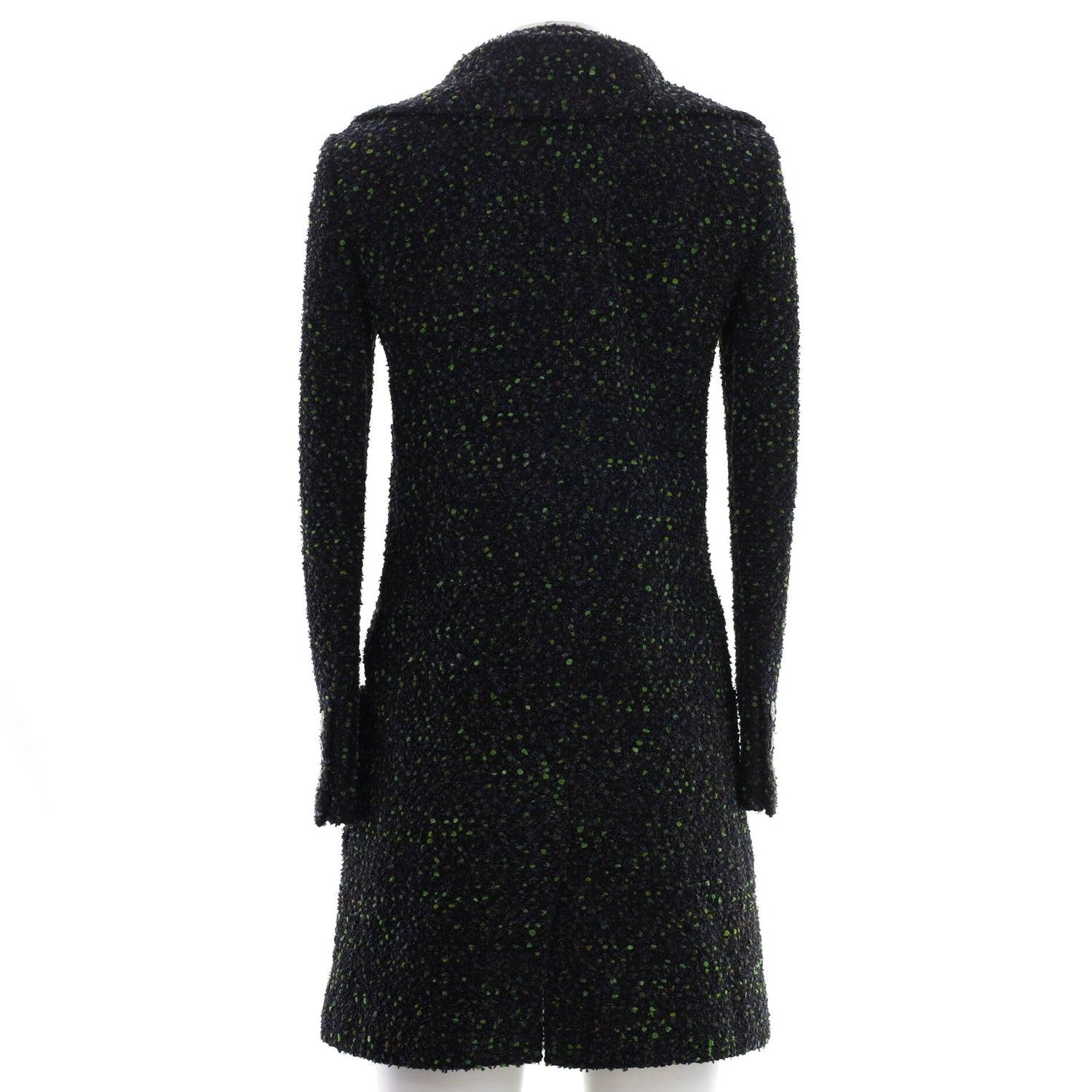 Chanel New Autumn Forest Runway Lesage Tweed Coat For Sale 1
